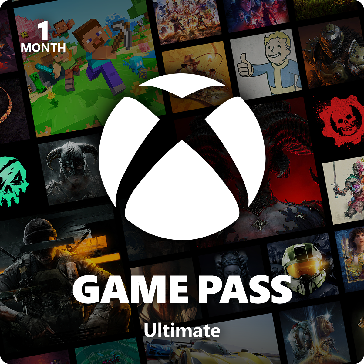 Desapego Games - Gift Cards > Xbox Gamepass Ultimate 1 Mes