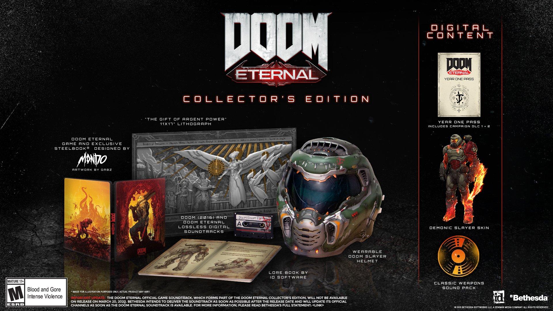 Doom Eternal Collectors Edition Xbox One Gamestop 6701