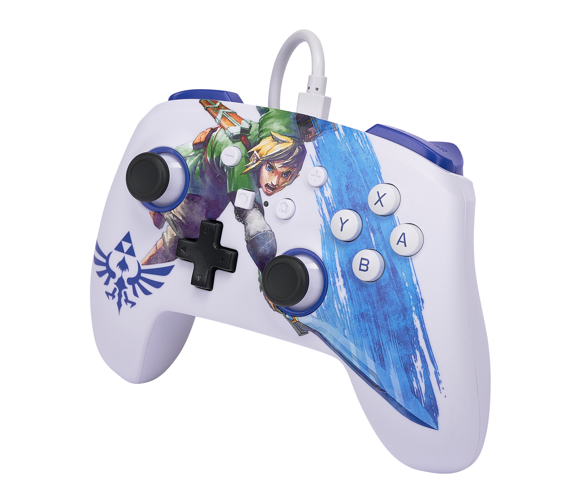 PowerA Enhanced Wired Controller for Nintendo Switch - Master Sword Attack