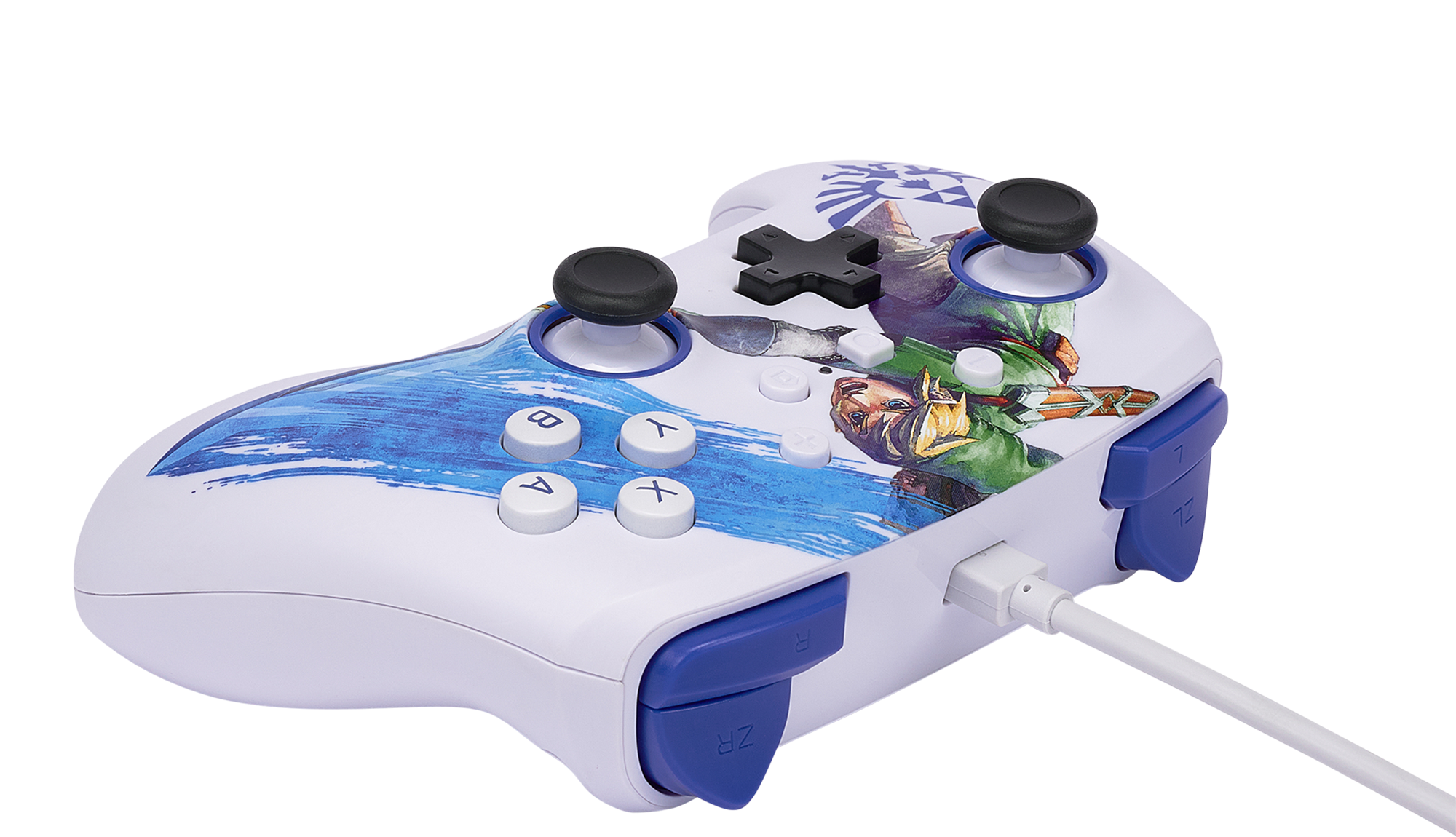 PowerA Enhanced Wired Controller for Nintendo Switch - Master Sword Attack