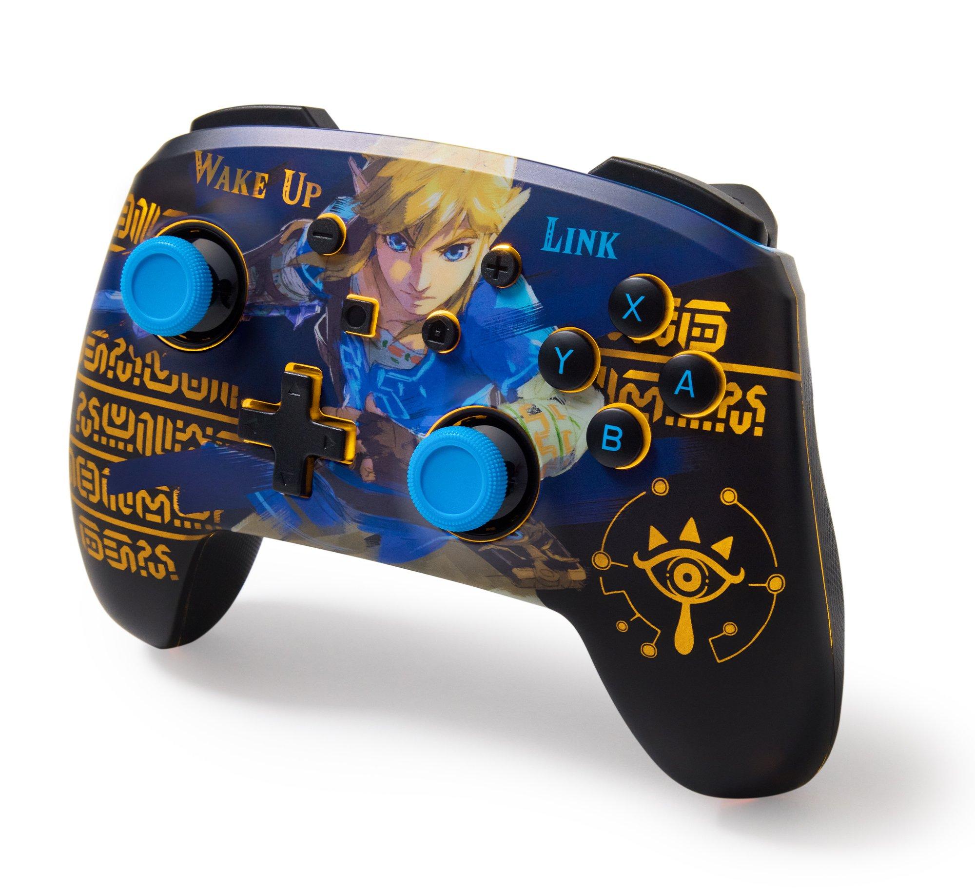 PowerA Enhanced Wireless Controller for Nintendo Switch with Lumectra - Wake Up Link