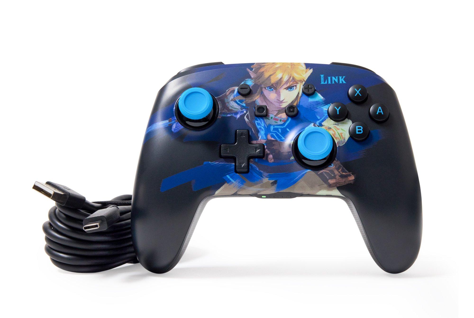 PowerA Enhanced Wireless Controller for Nintendo Switch with Lumectra - Wake Up Link