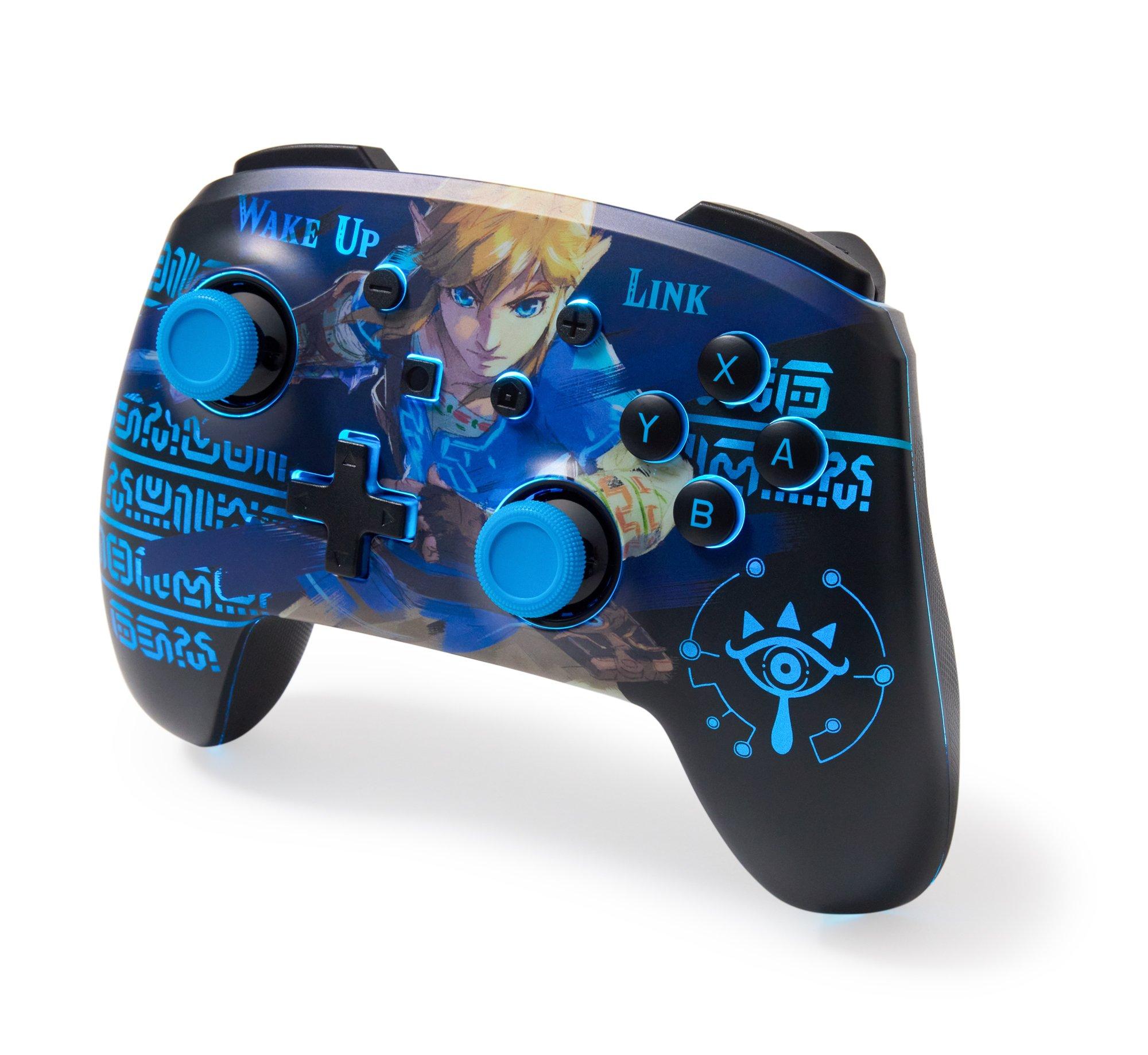 PowerA Enhanced Wireless Controller for Nintendo Switch with Lumectra - Wake Up Link