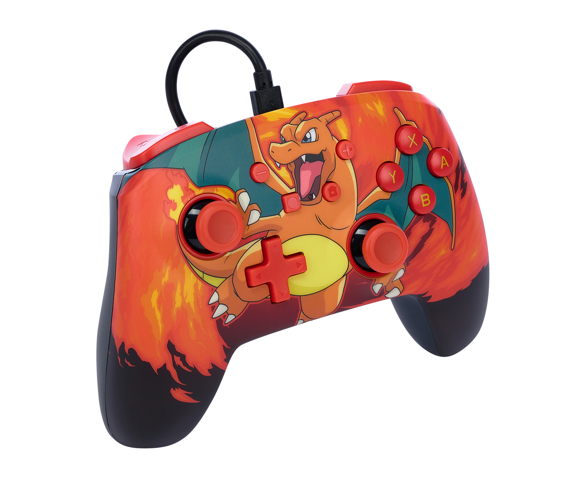 PowerA Enhanced Wired Controller for Nintendo Switch - Charizard Vortex