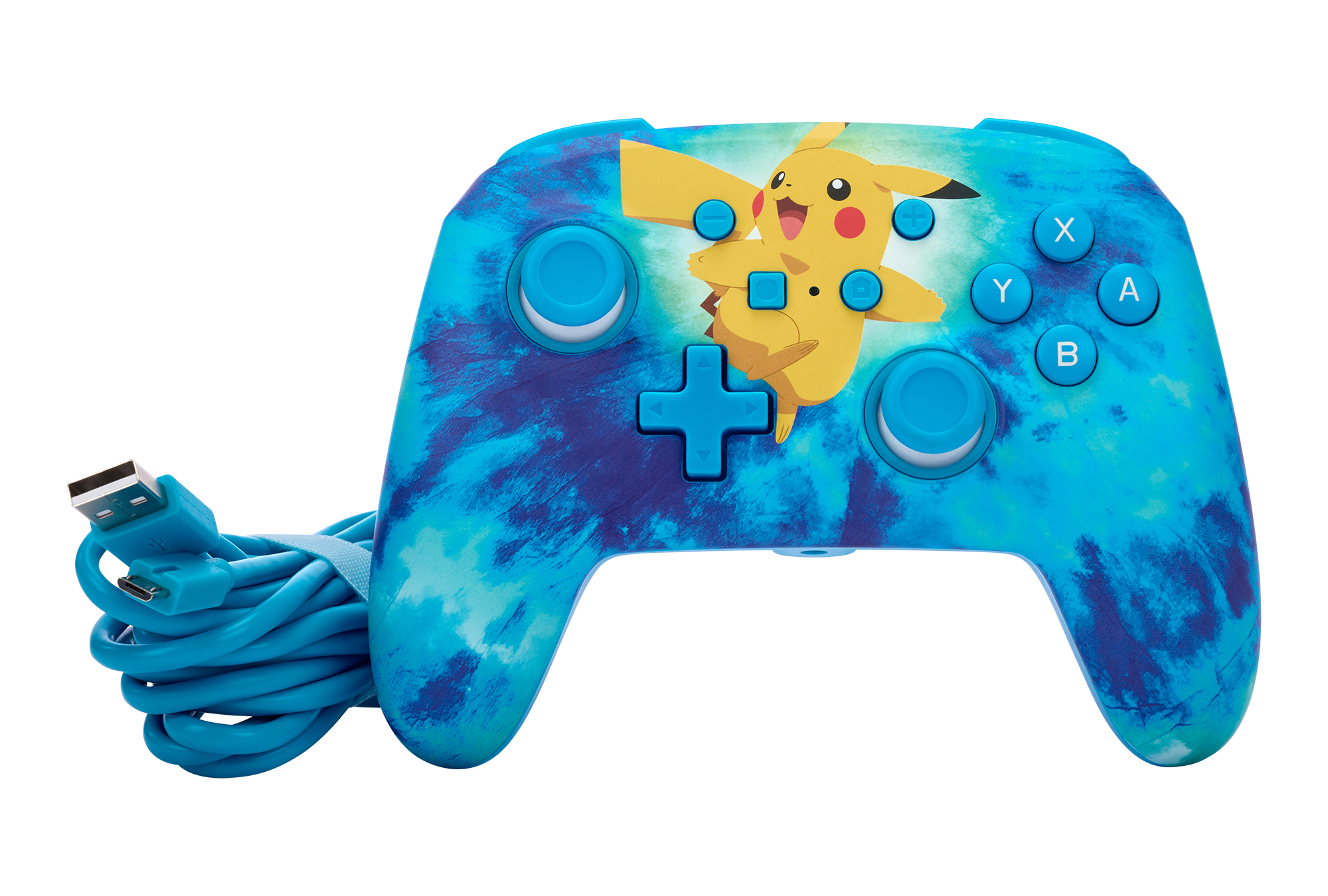 PowerA Enhanced Wired Controller for Nintendo Switch Tie Dye Pikachu