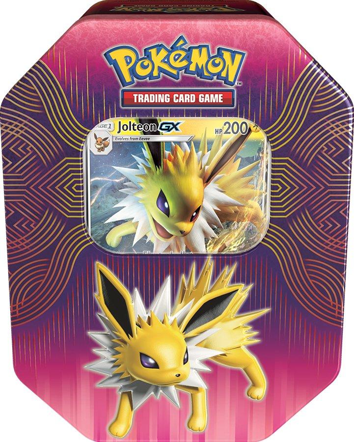 Pokemon Trading Card Game Jolteon Gx Elemental Power Tin Gamestop