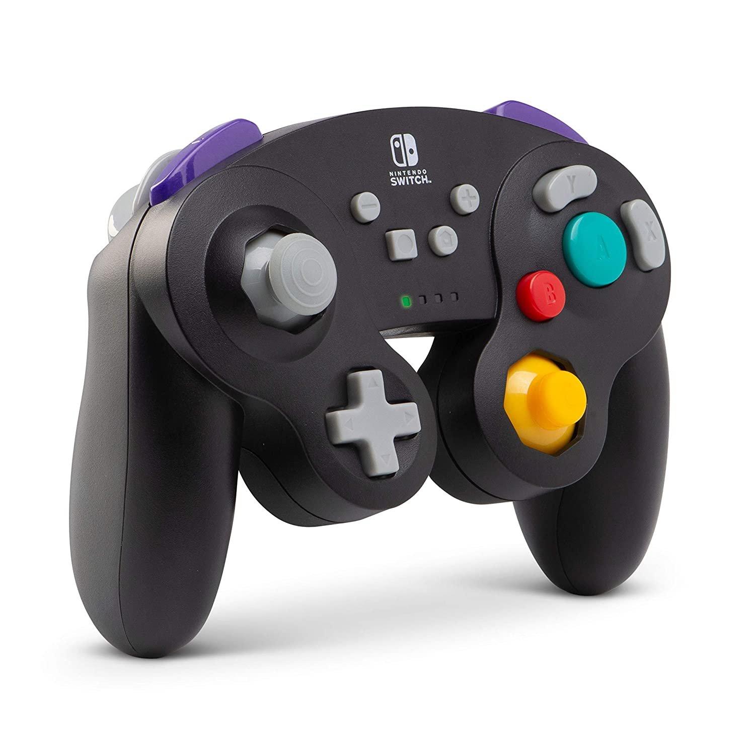 Black Wireless GameCube Controller for Nintendo Switch
