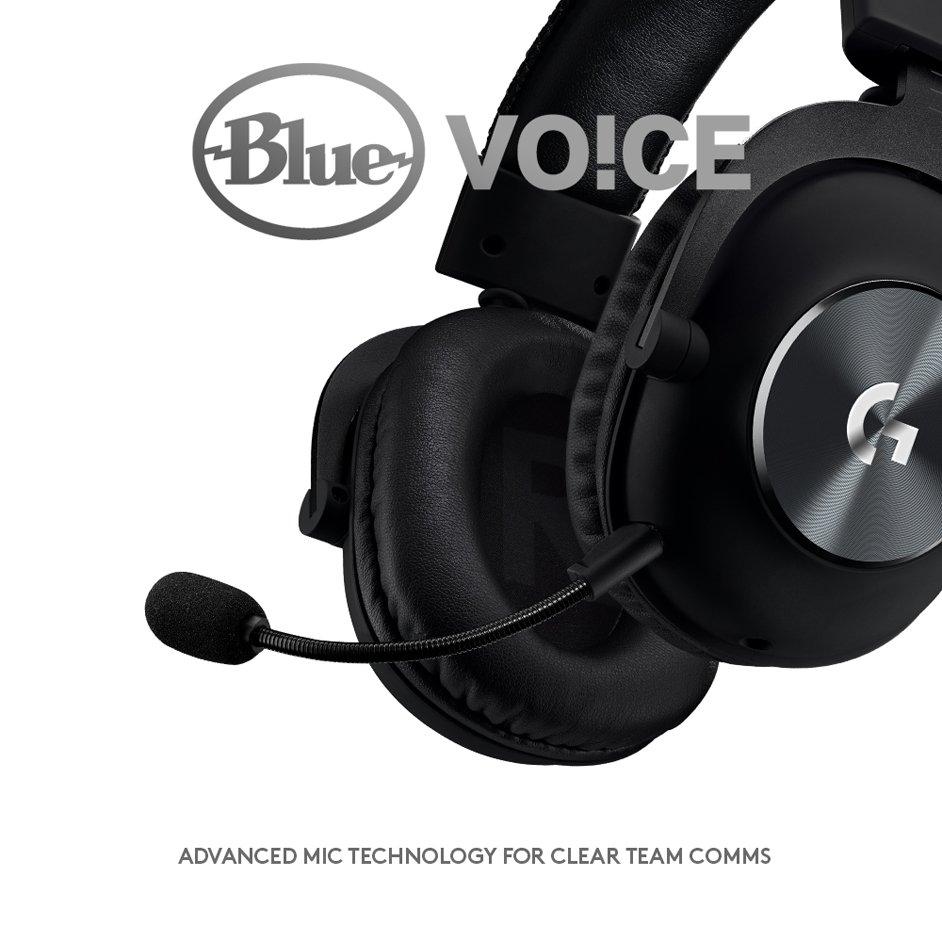 Logitech G Pro X Gaming Headset With Blue Voice Technology And