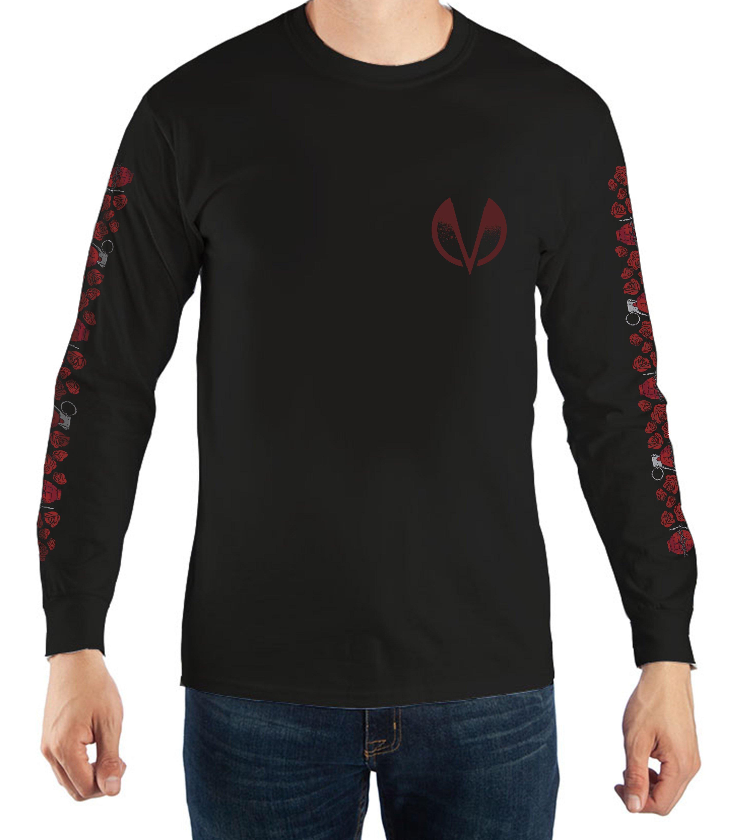 Borderlands Grenades Long Sleeve T Shirt Bio World Merchandising Gamestop Fandom Shop - gamestop shirt roblox