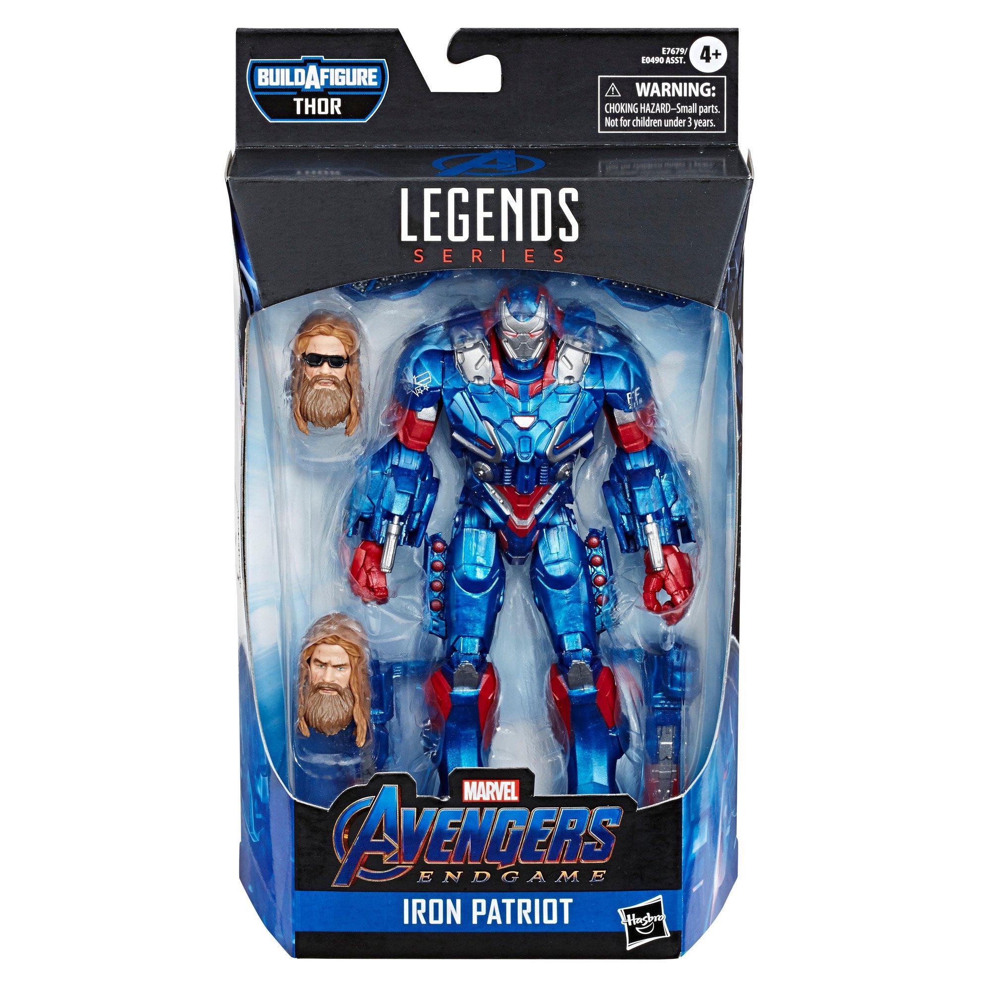 Endgame Avengers Hasbro Marvel Legends Series Iron Patriot Action Figure for sale online 