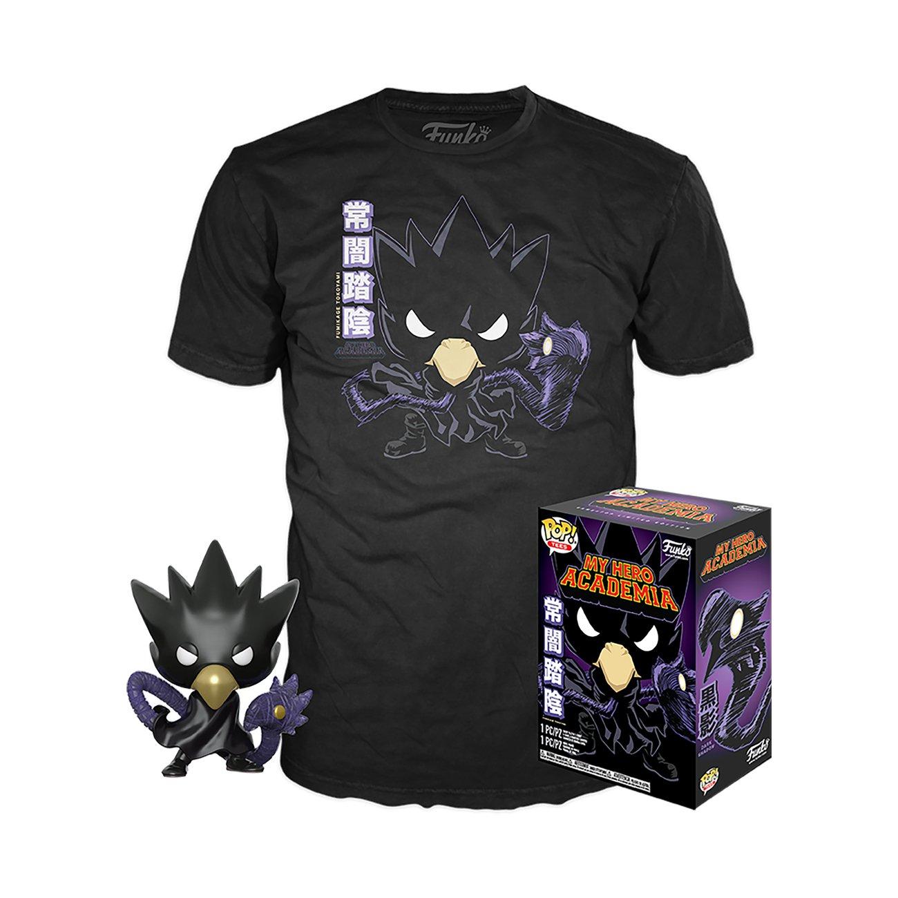 Pop And Tee My Hero Academia Metalic Tokoyami Only At Gamestop Funko Llc Gamestop From Gamestop Fandom Shop - my hero academia roblox t shirt