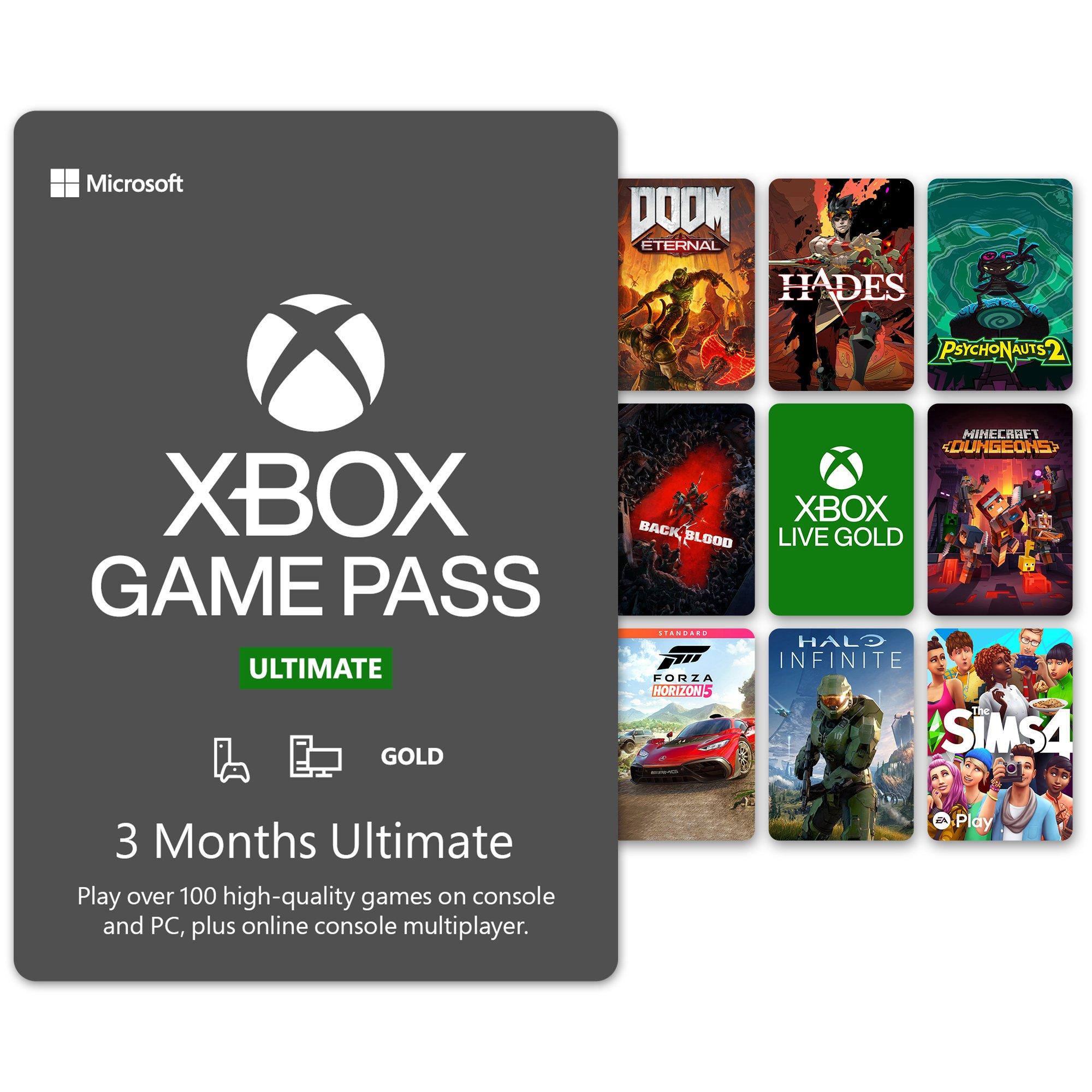 gamestop xbox live one month