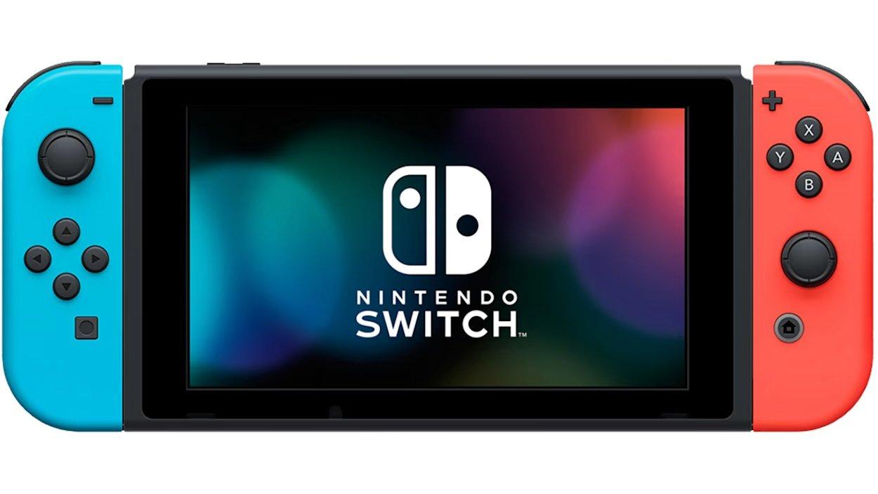  Nintendo Switch with Neon Blue and Neon Red Joy-Con +