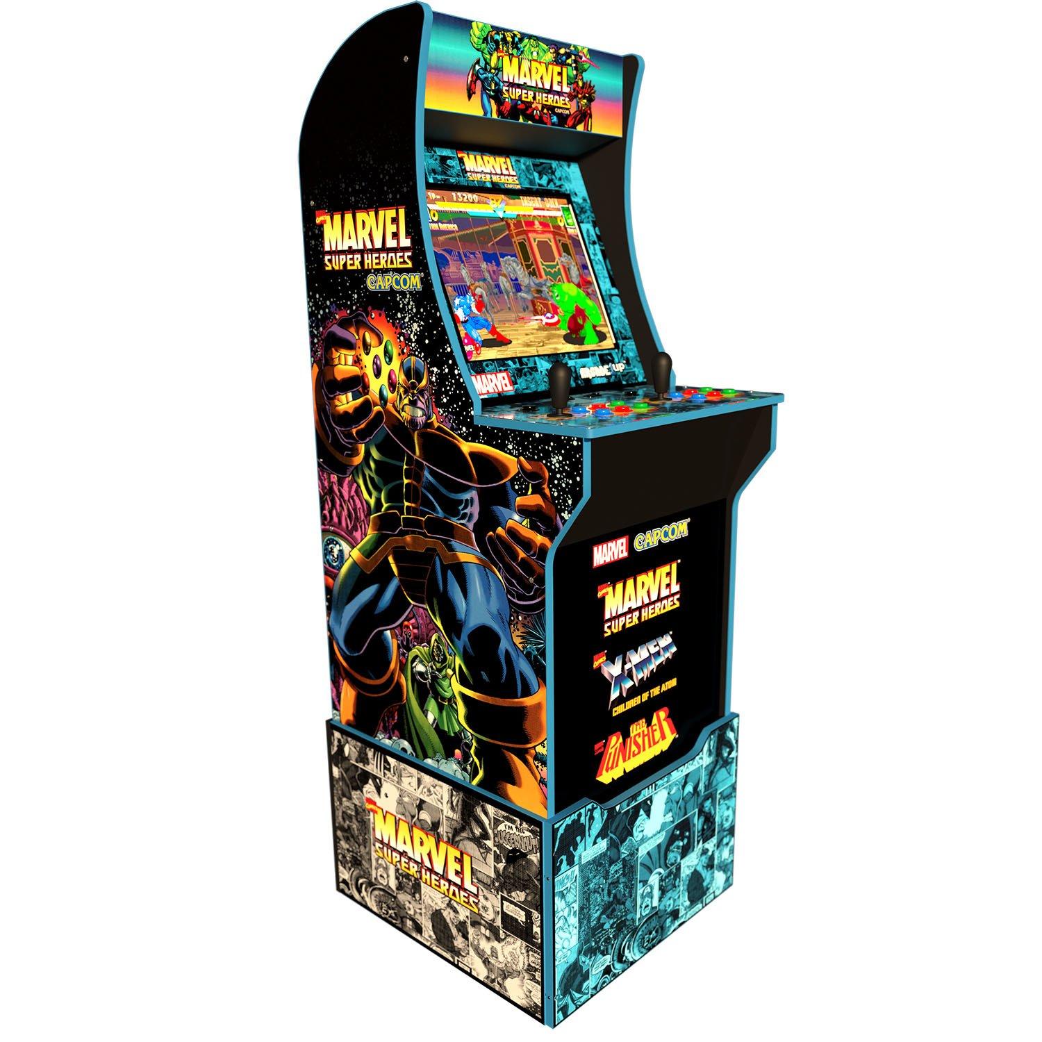 Marvel Super Heroes Arcade Cabinet With Riser Vintage Software