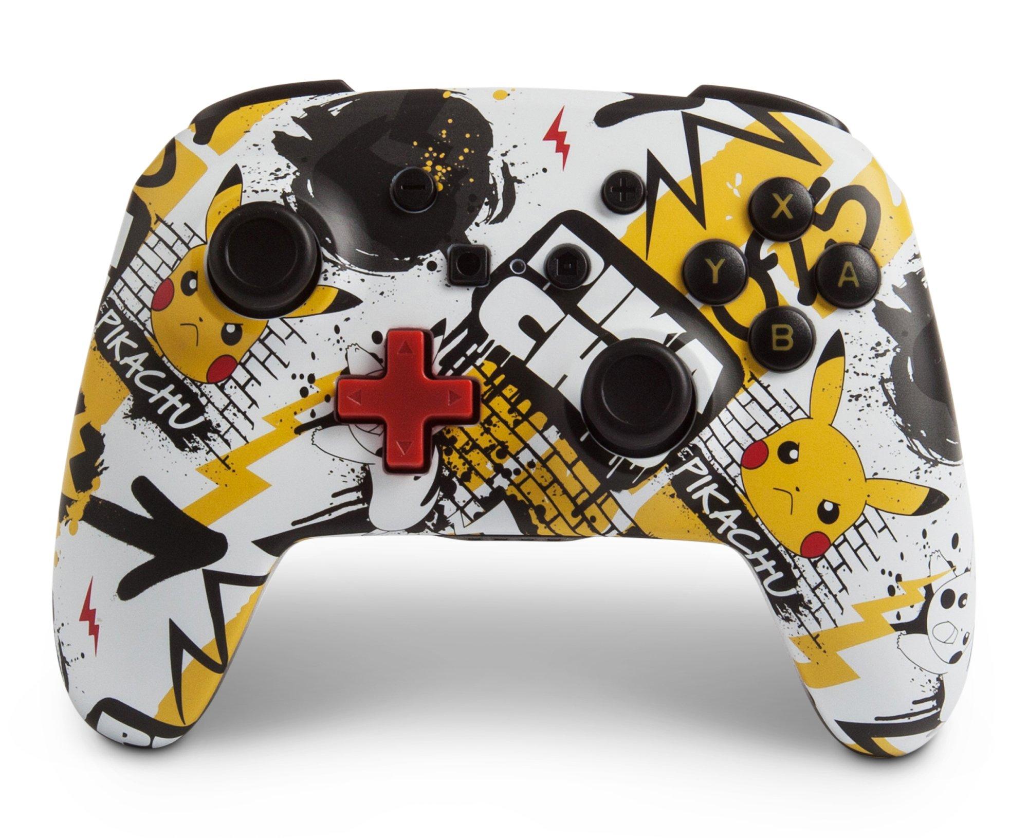 Nintendo Switch Pikachu Graffiti Enhanced Wireless Controller Nintendo Switch Gamestop