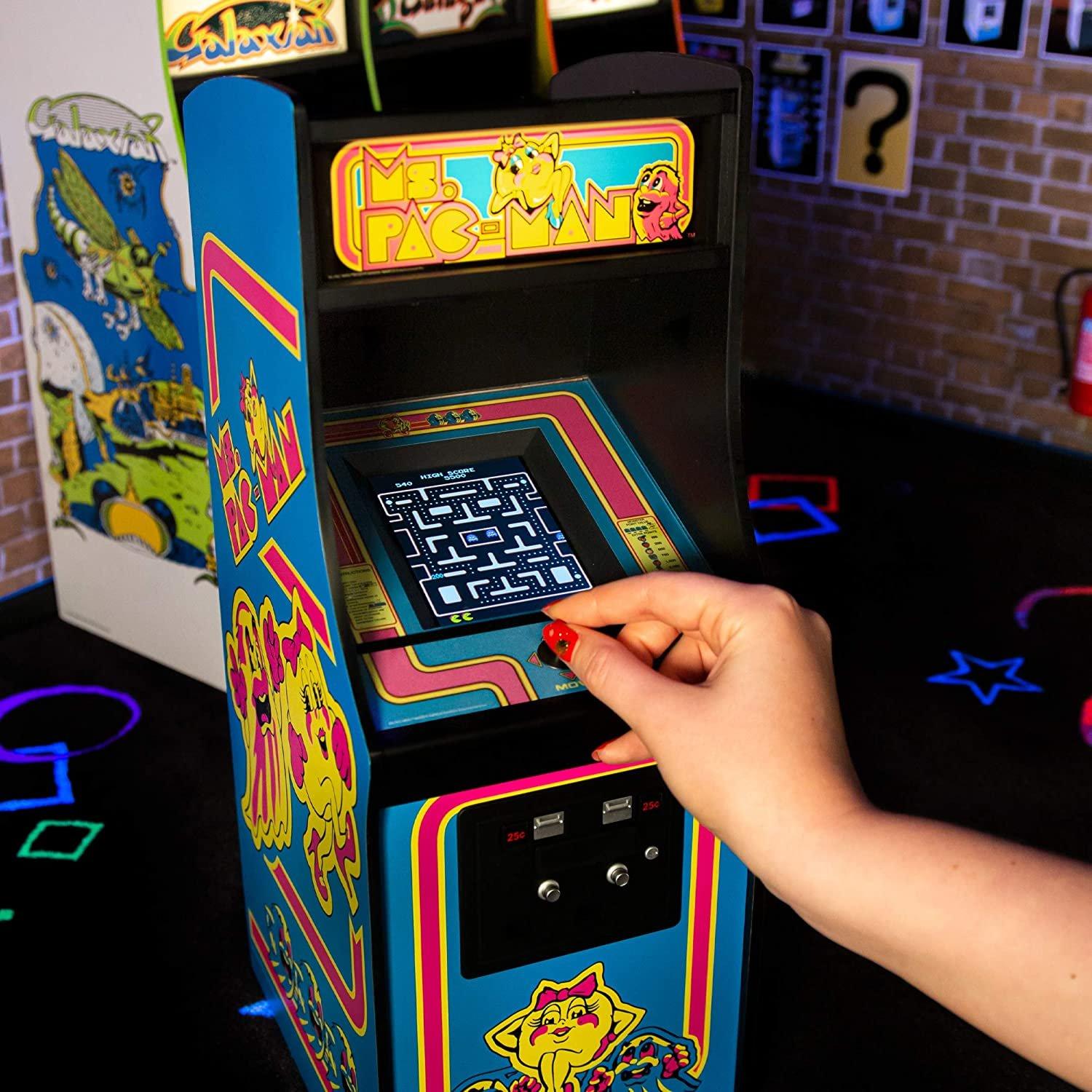 Ms. PAC-MAN Quarter Arcade Mini Cabinet