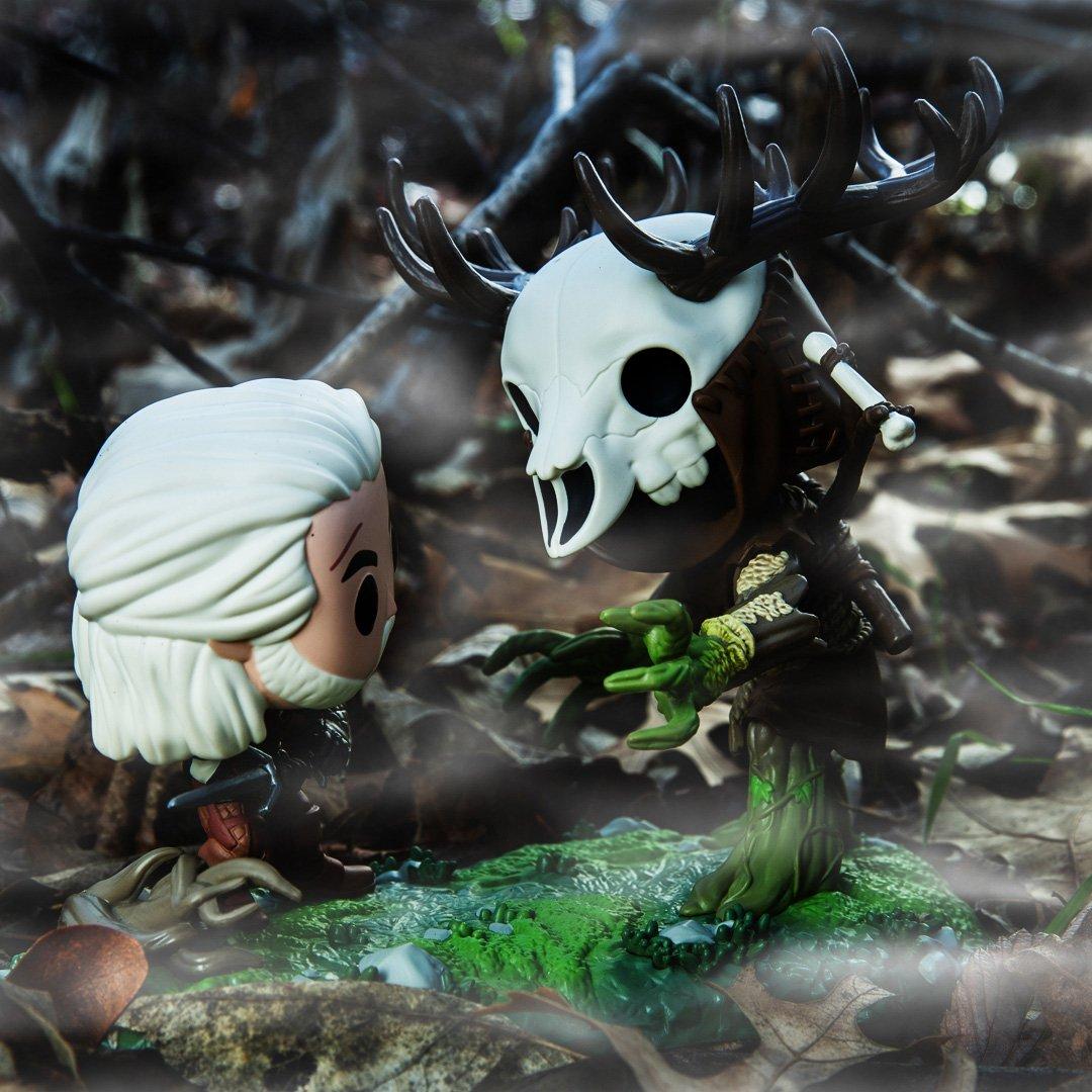 Funko POP! Game Moments: The Witcher III: Wild Hunt Geralt VS. Leshen Vinyl Figure GameStop Exclusive