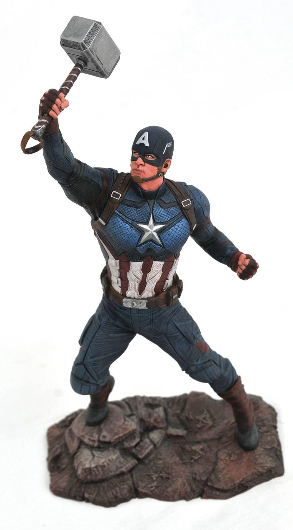 Avengers Endgame Captain America Marvel Gallery Statue Gamestop - roblox superhero life 2 captain america