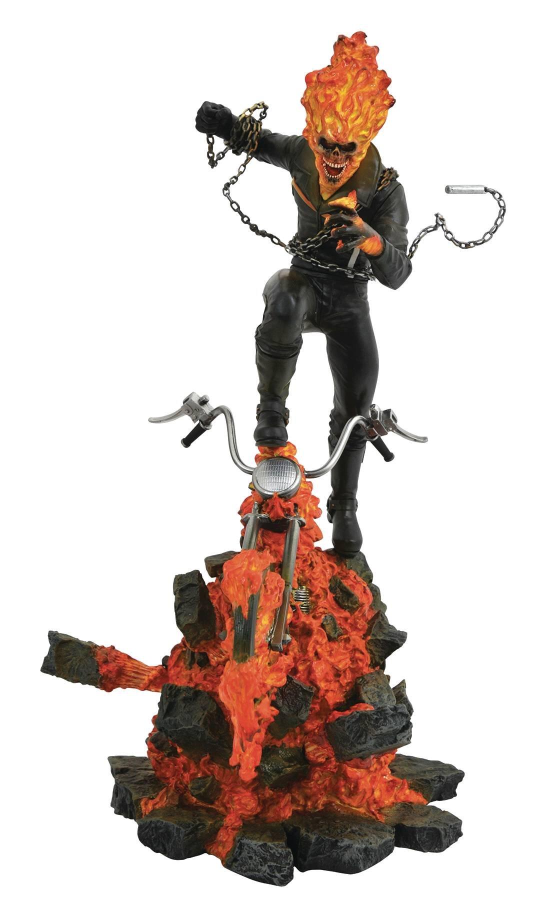 Ghost Rider Marvel Milestones Statue Gamestop