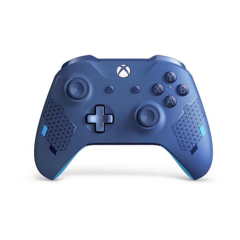 Microsoft Xbox One Sport Blue Wireless Controller Available At GameStop Now!