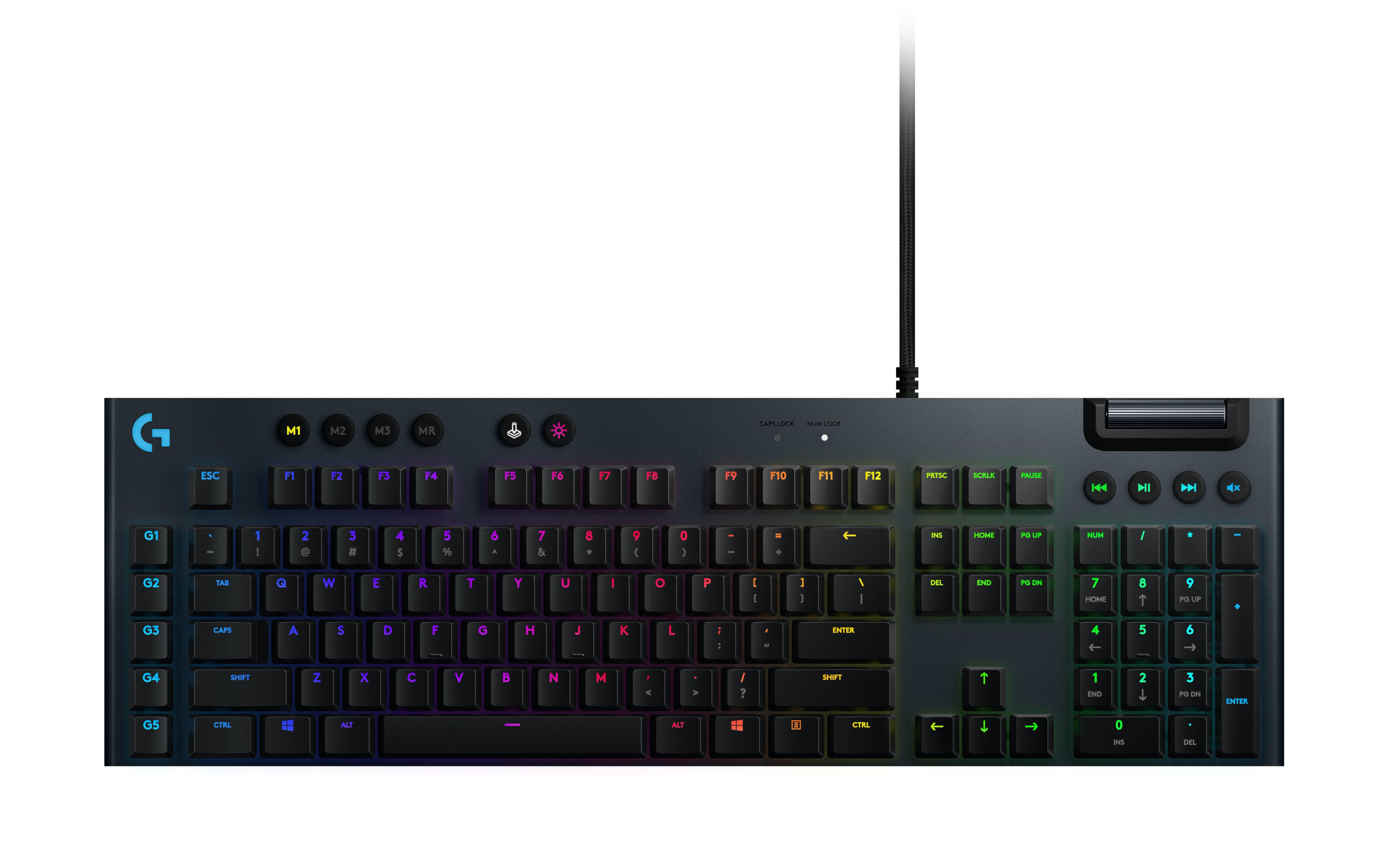 Logitech G815 LIGHTSYNC RGB Wired Mechanical Gaming Keyboard GL Tactile