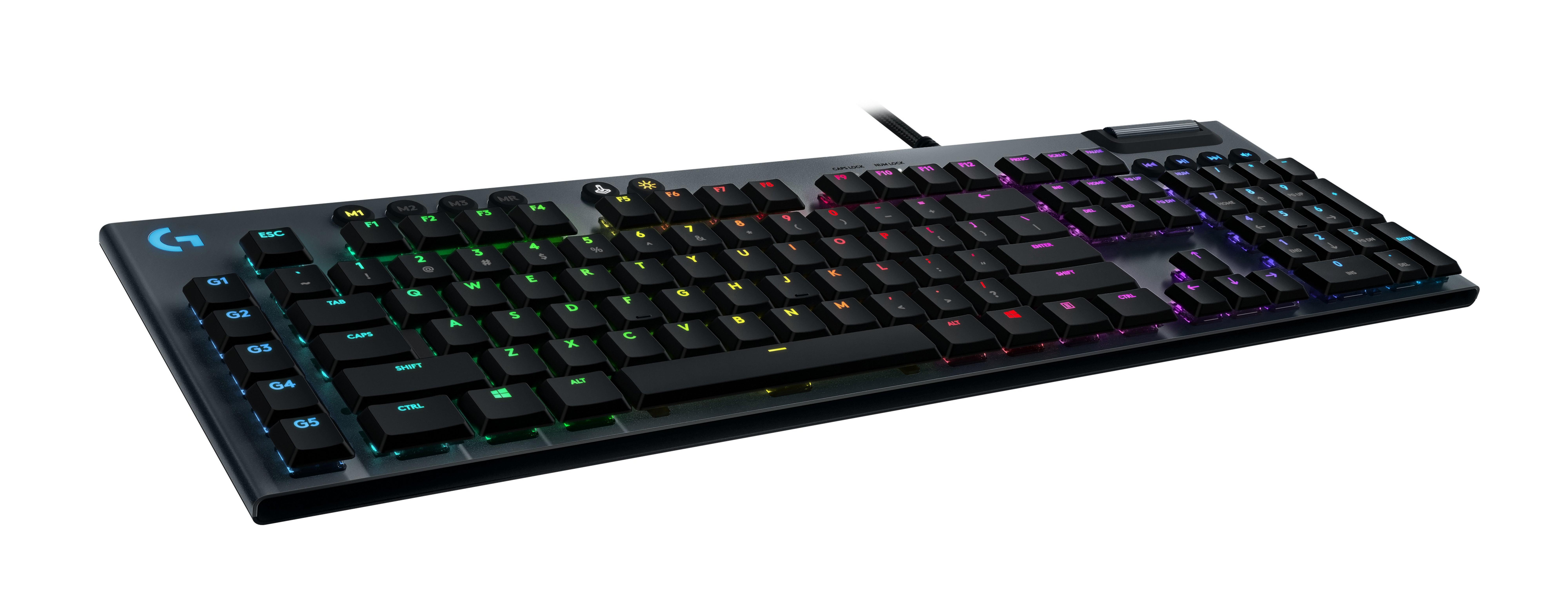 Logitech G815 LIGHTSYNC RGB Wired Mechanical Gaming Keyboard GL Tactile