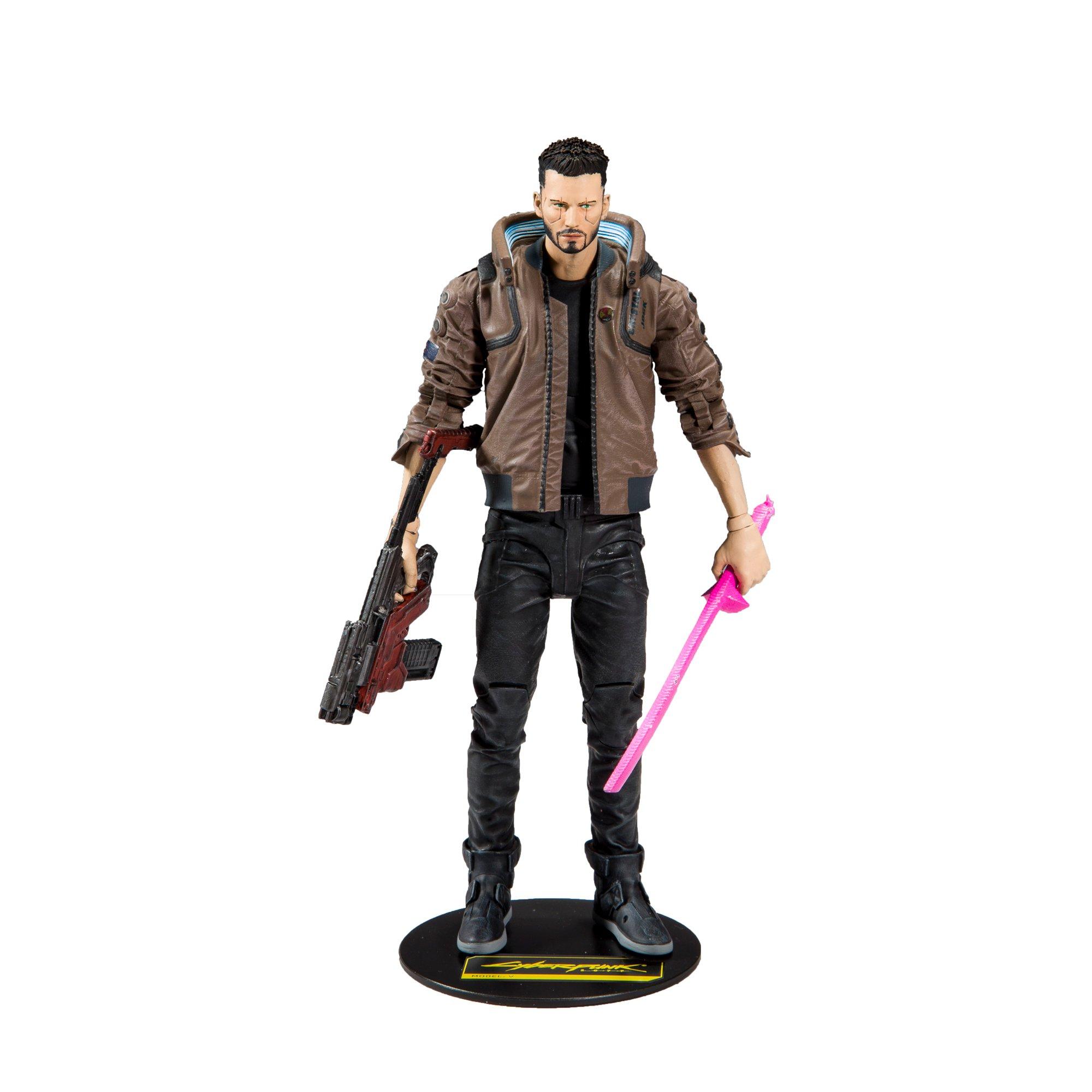 Mcfarlane Toys Cyberpunk 2077 Male V 7 In Action Figure Gamestop