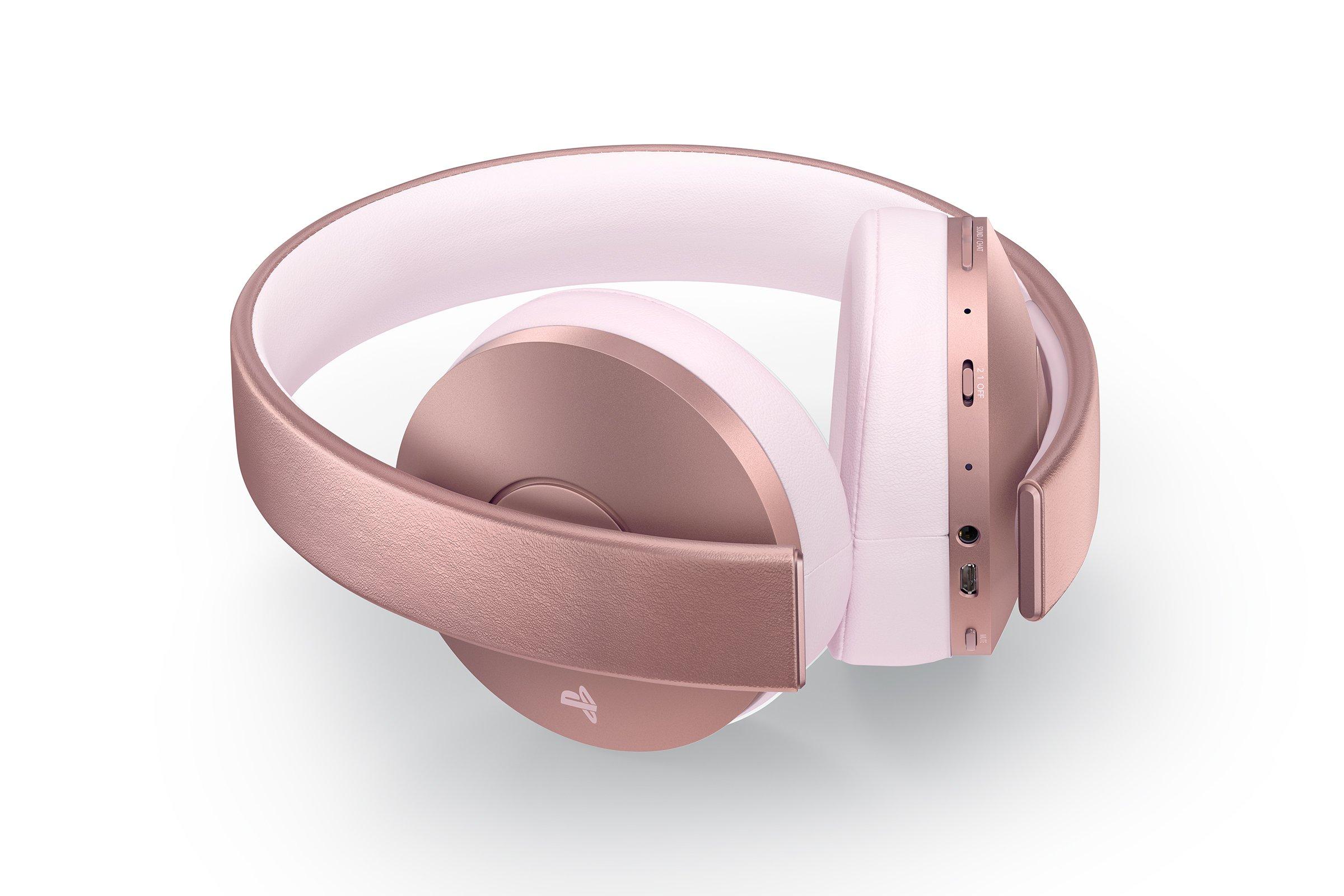 sony rose gold wireless headset