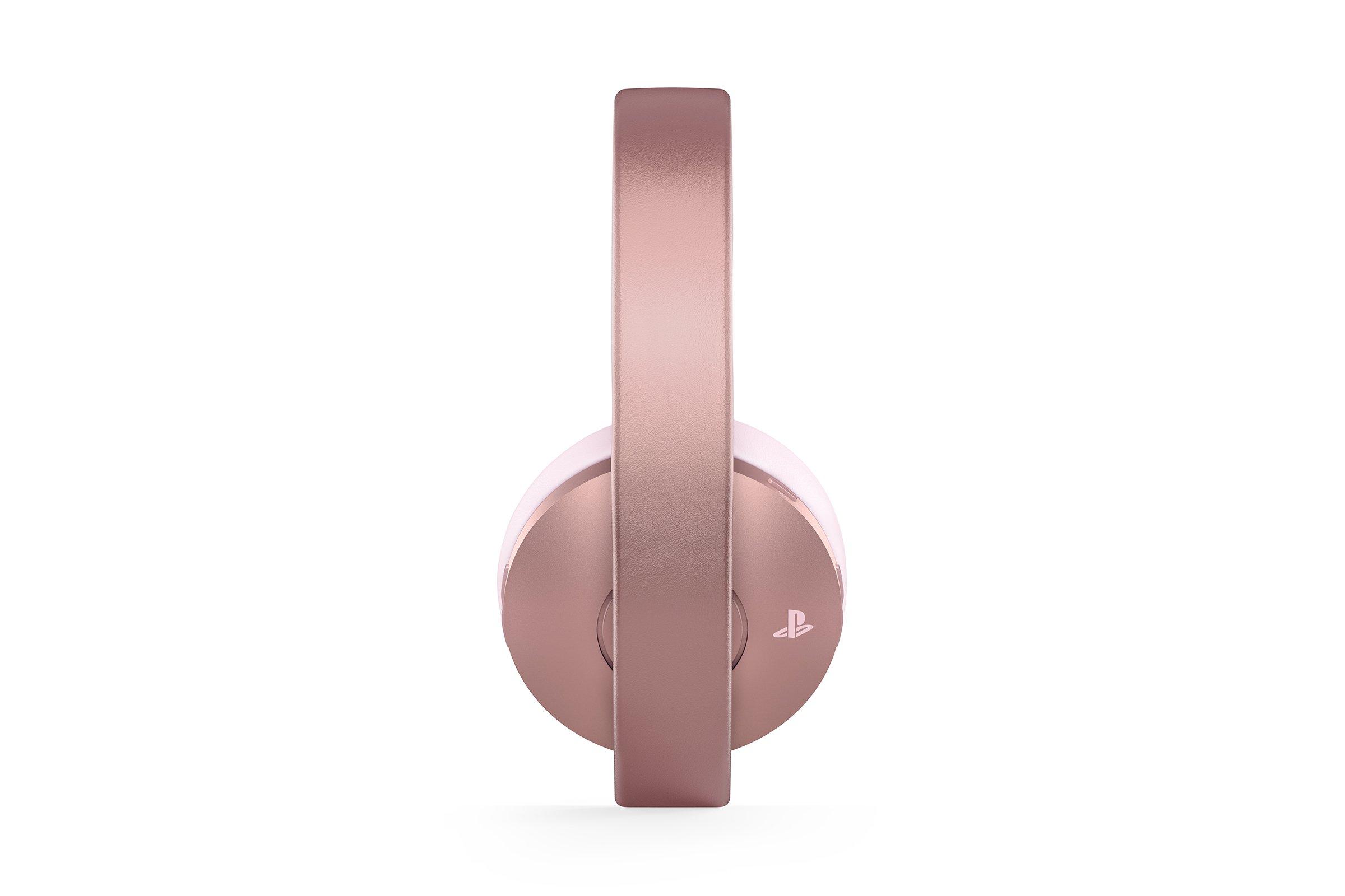 Playstation 4 gold wireless headset rose shop gold