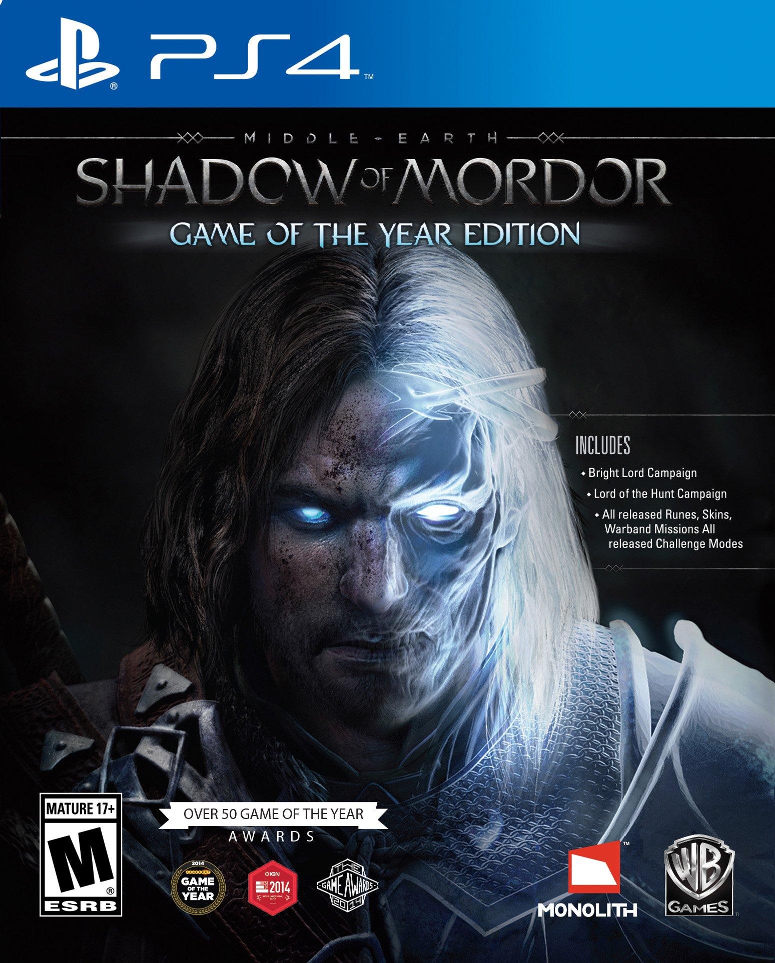 Middle Earth: Shadow of Mordor (PS4) Warner Bros. 