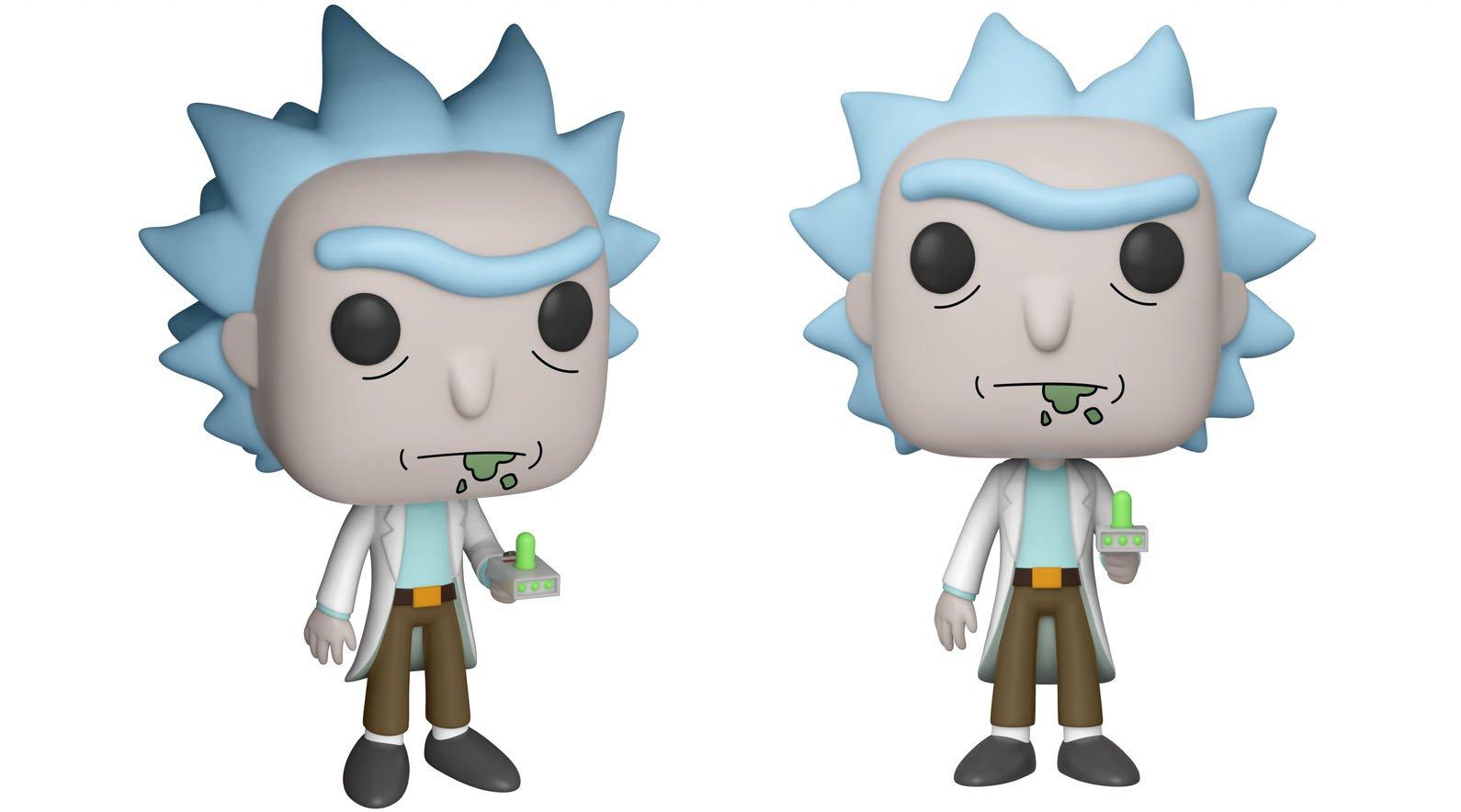 POP! Animation: Rick and Morty Rick with Portal Gun 10-inch GameStop Exclusive