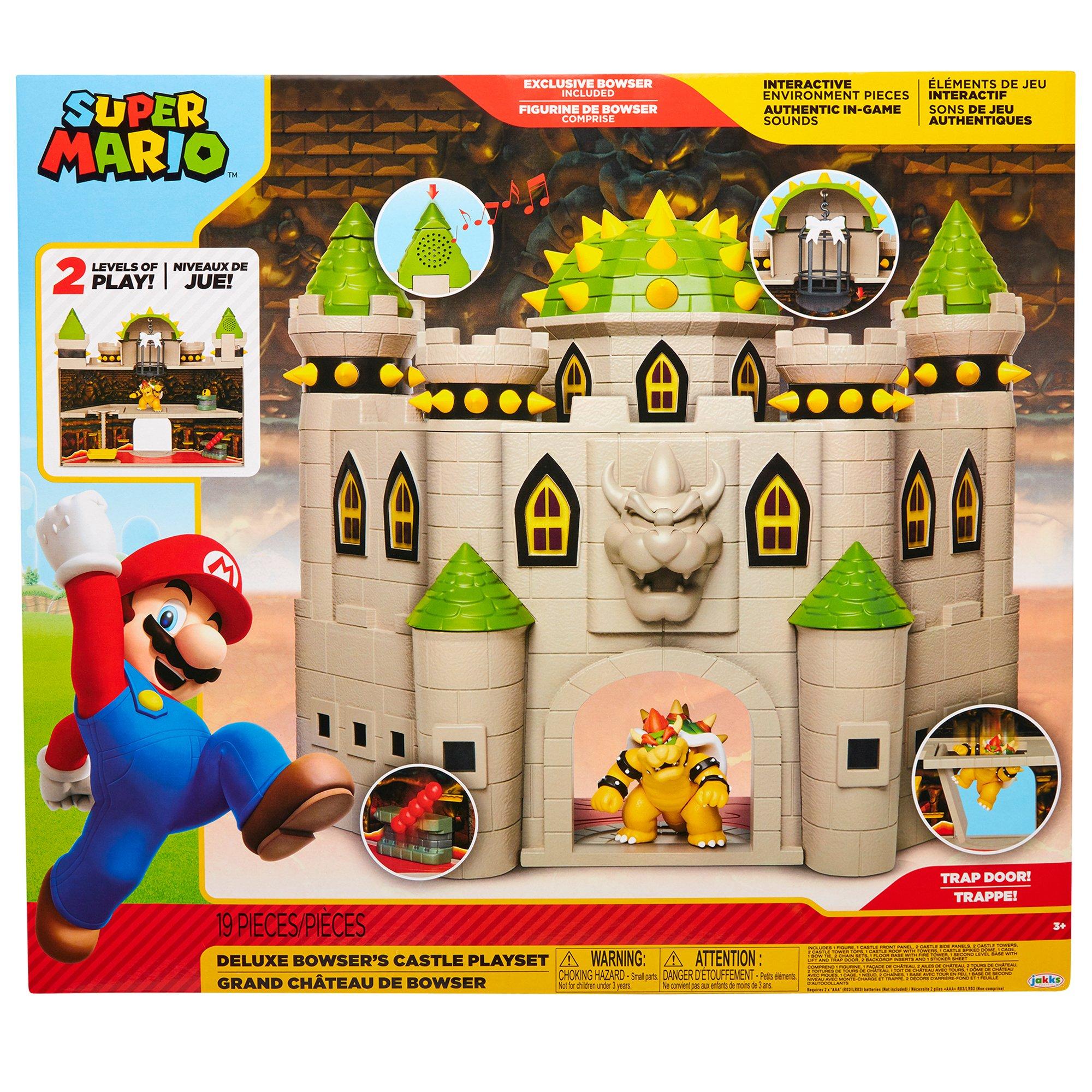 list item 1 of 4 Jakks Pacific Super Mario Bros. Deluxe Bowser's Castle Playset