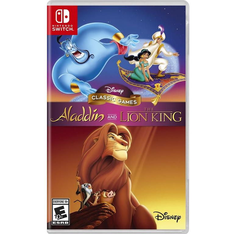 bundet cigaret hensigt Disney Classic Games: Aladdin and The Lion King - Nintendo Switch |  Nintendo Switch | GameStop