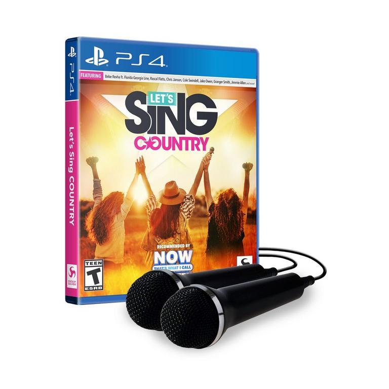 Let's Sing Country with 2 Mics Bundle | THQ Nordic | GameStop
