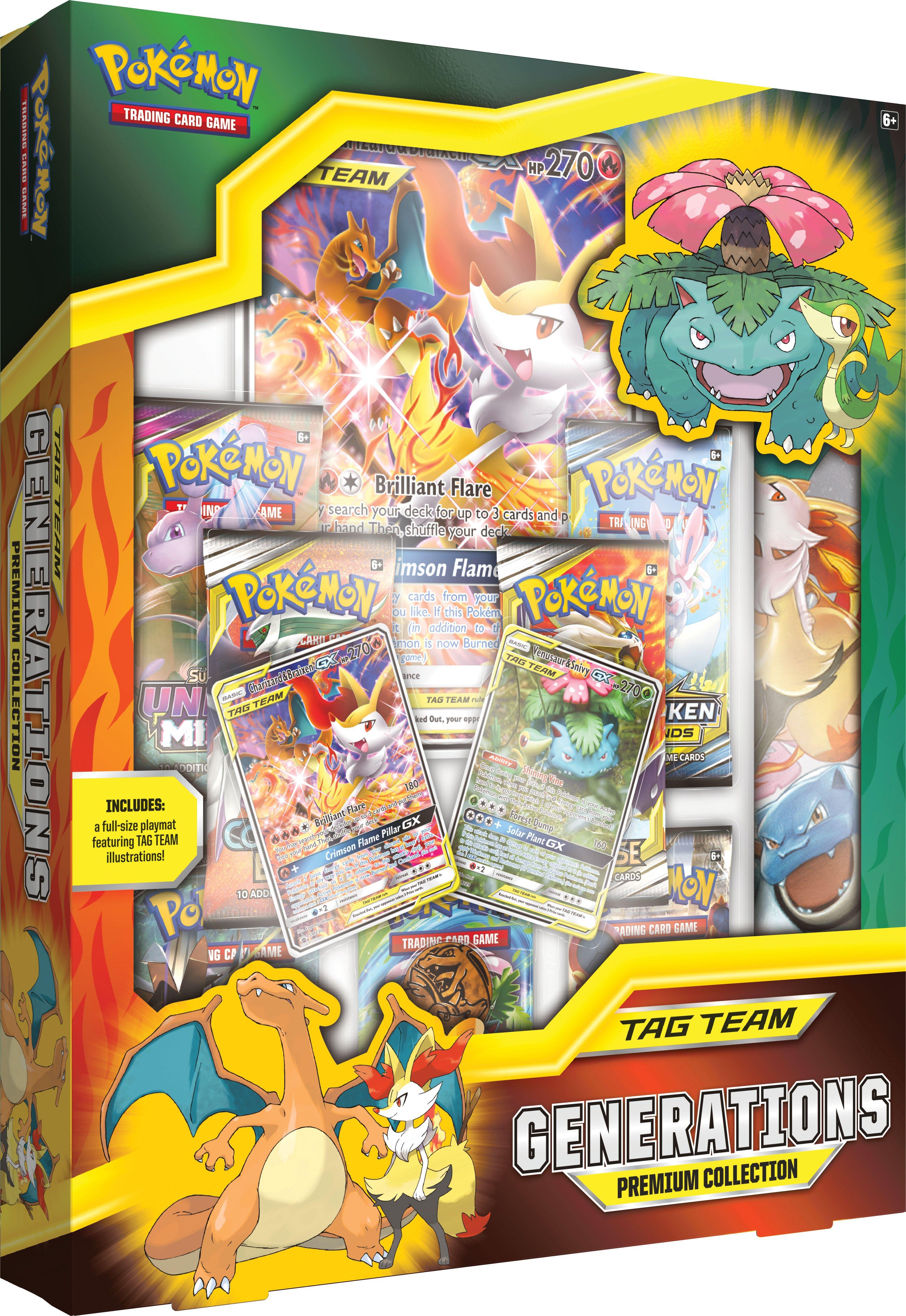 Pokemon Trading Card Game Tag Team Generations Premium Collection Gamestop