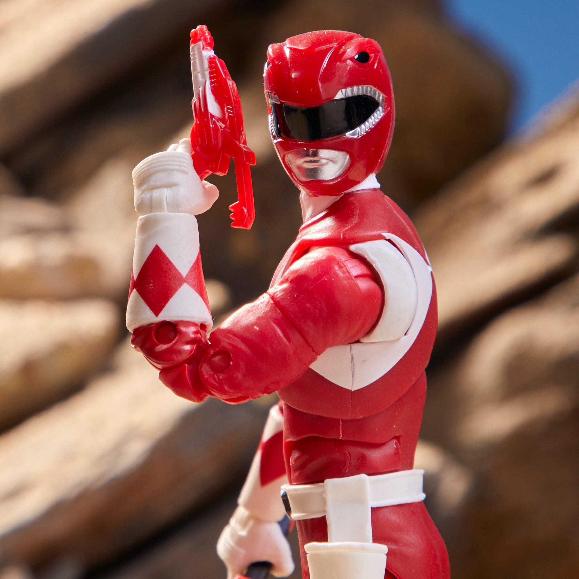 Mighty Morphin Power Rangers Red Ranger Lightning Collection Action Figure Gamestop - redsteel ranger helmet a gamestop exclusive roblox