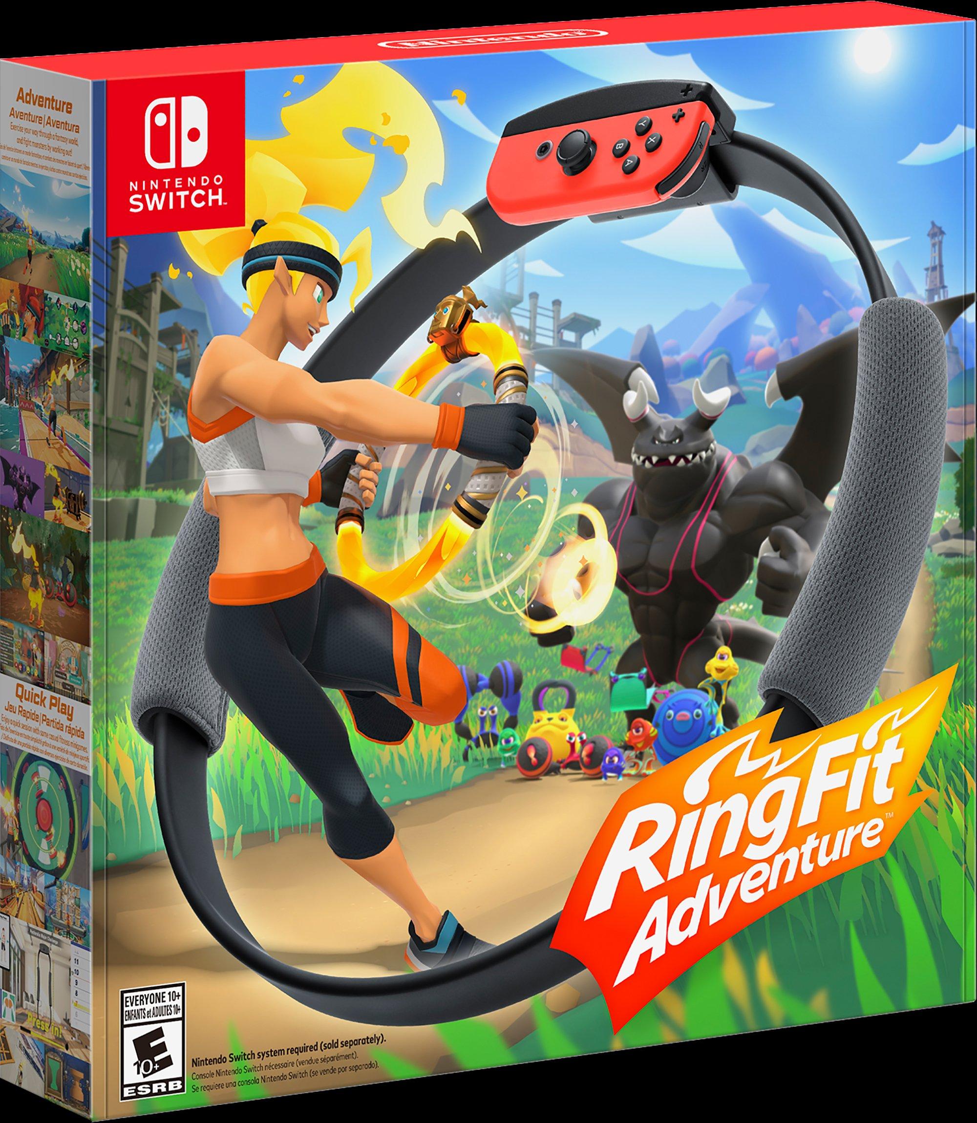 wii switch ring fit adventure