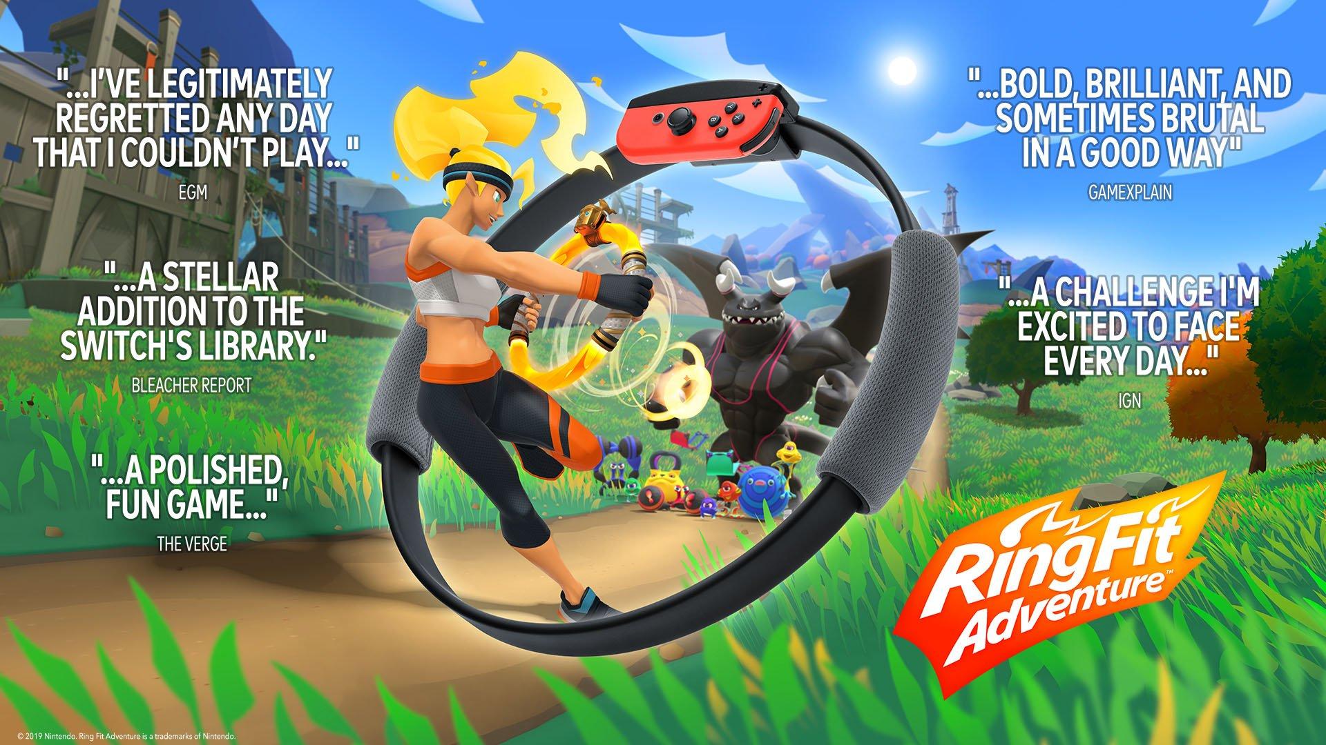 wii u ring fit adventure