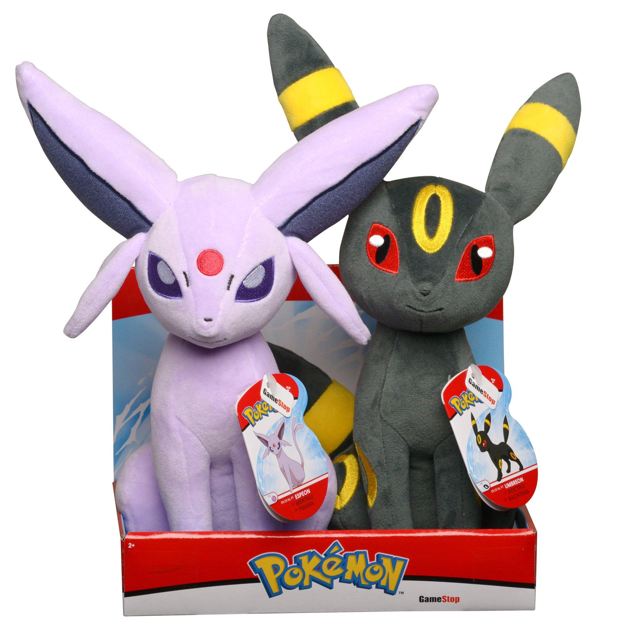 Pokemon Espeon And Umbreon Plush 2 Pack Only At Gamestop Gamestop