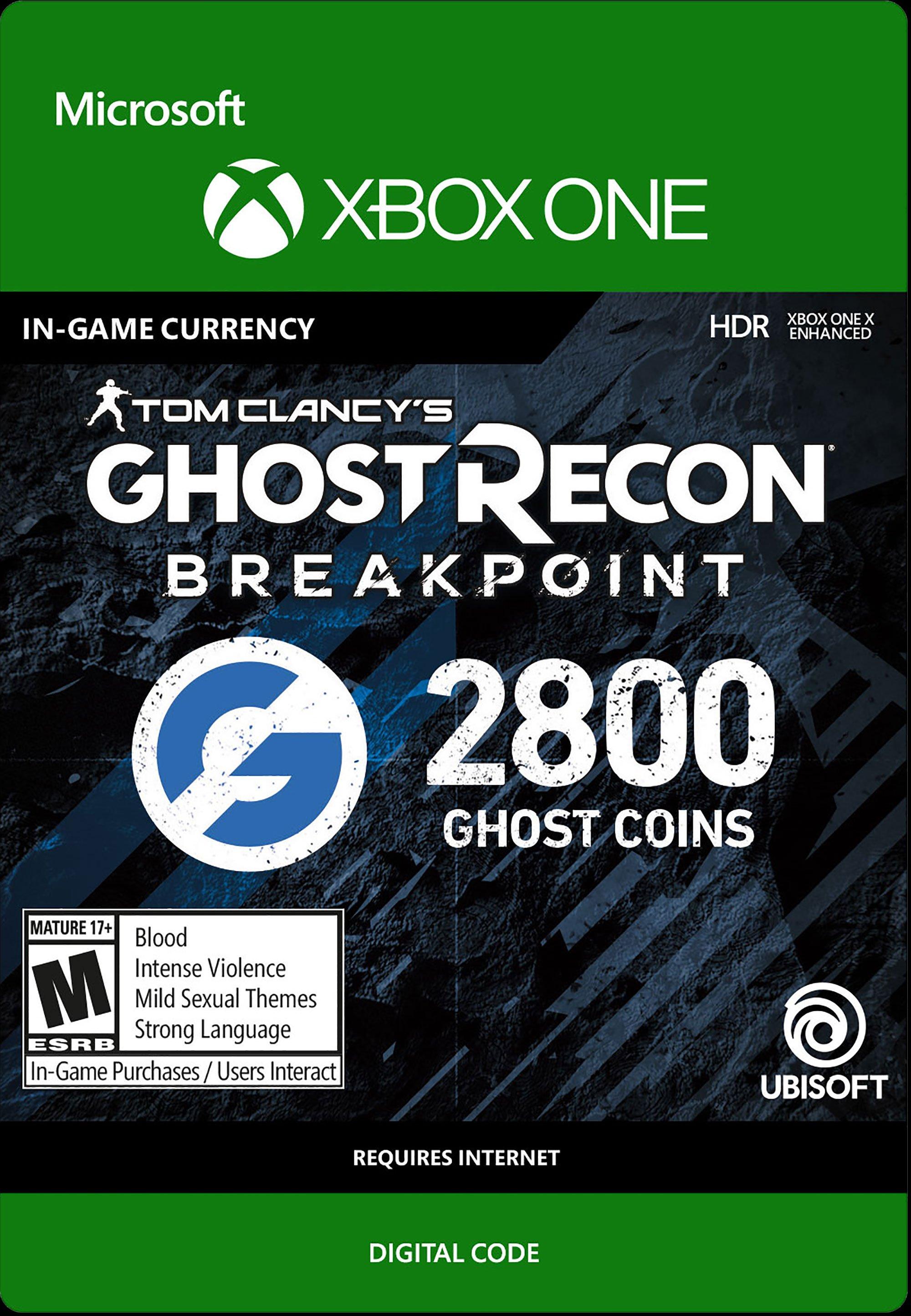 Tom Clancy's Ghost Recon Breakpoint Ghost Coins 2,800 - Xbox One