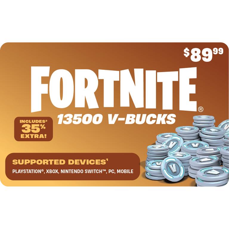 Fortnite V-Bucks 13,500