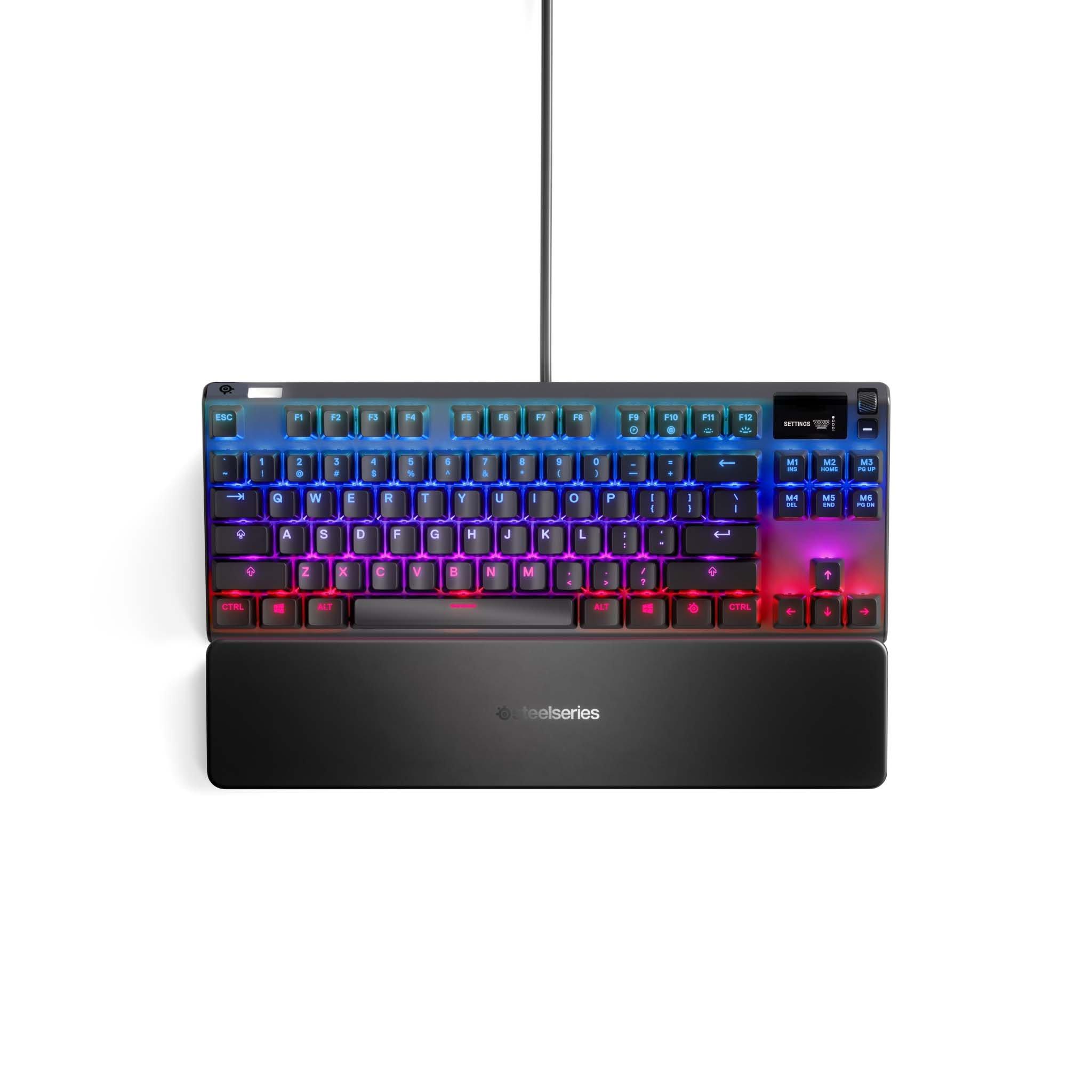 SteelSeries Apex Pro TKL Adjustable Switches Wired Mechanical Gaming Keyboard