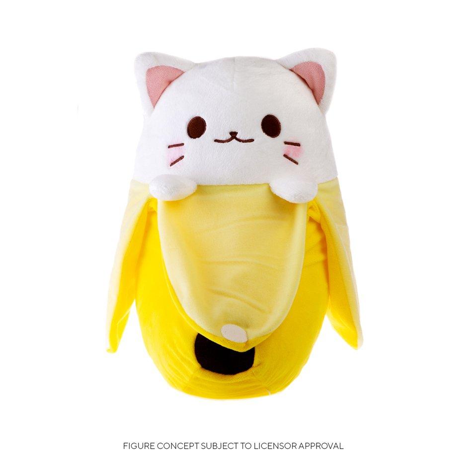 cat in banana plush