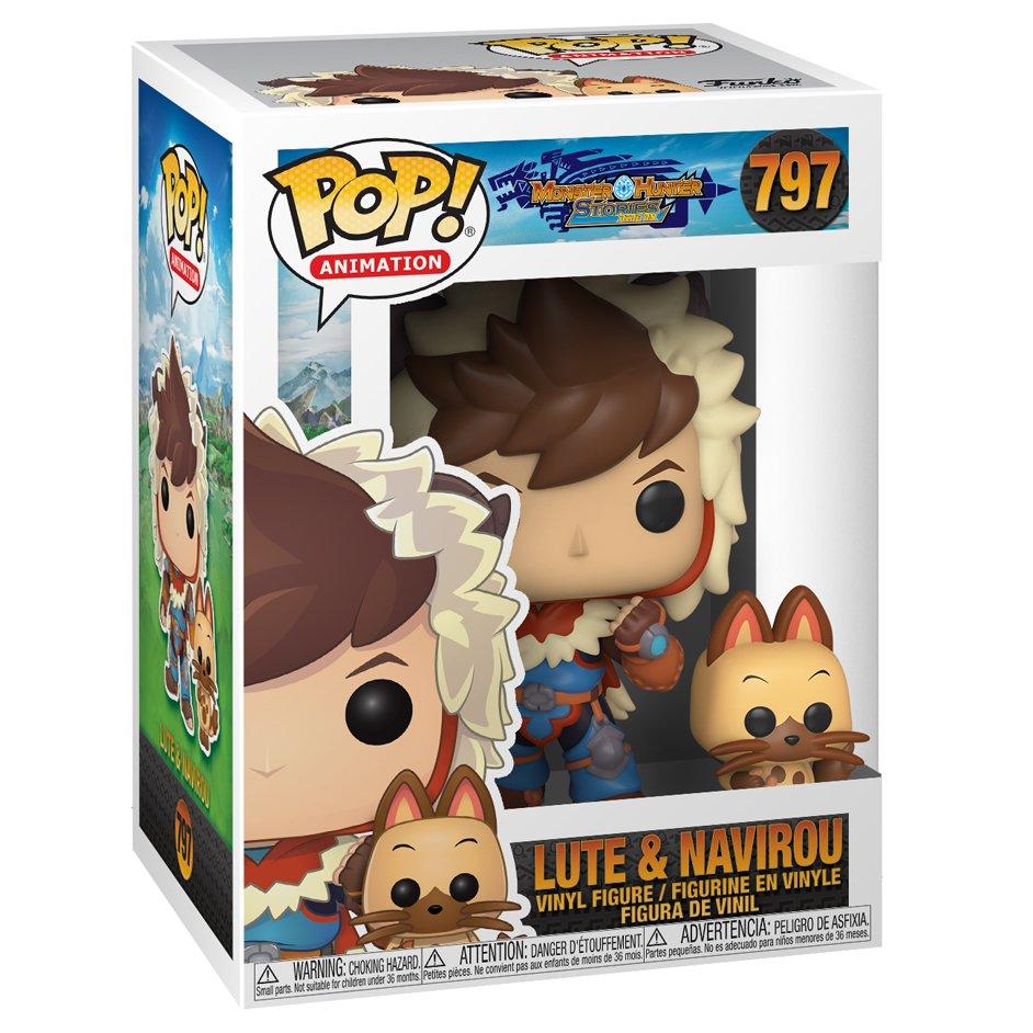 list item 2 of 2 POP! and Buddy Animation: Monster Hunter Stories: Ride On Lute with Navirou