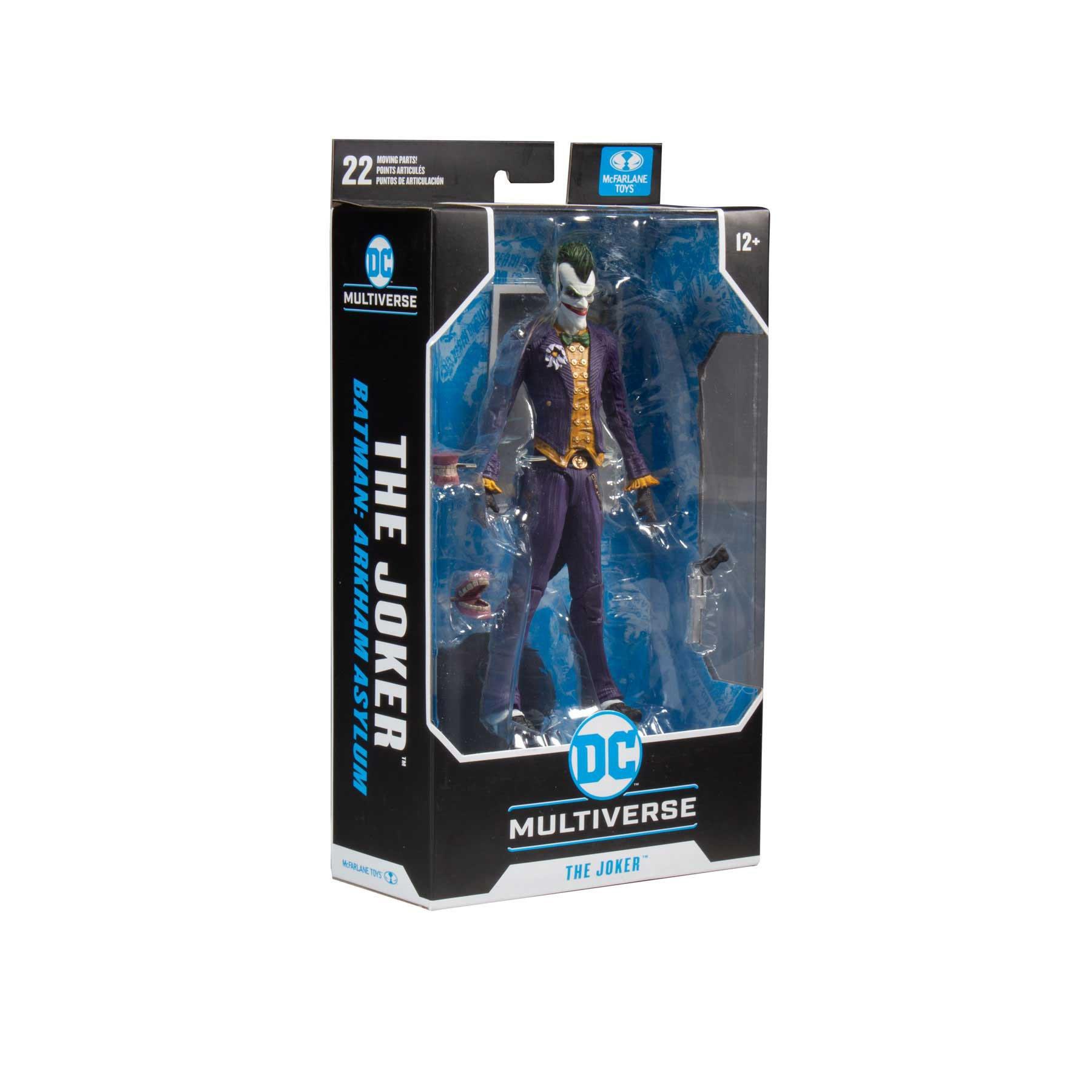 Batman Arkham Asylum The Joker Dc Multiverse Action Figure Gamestop
