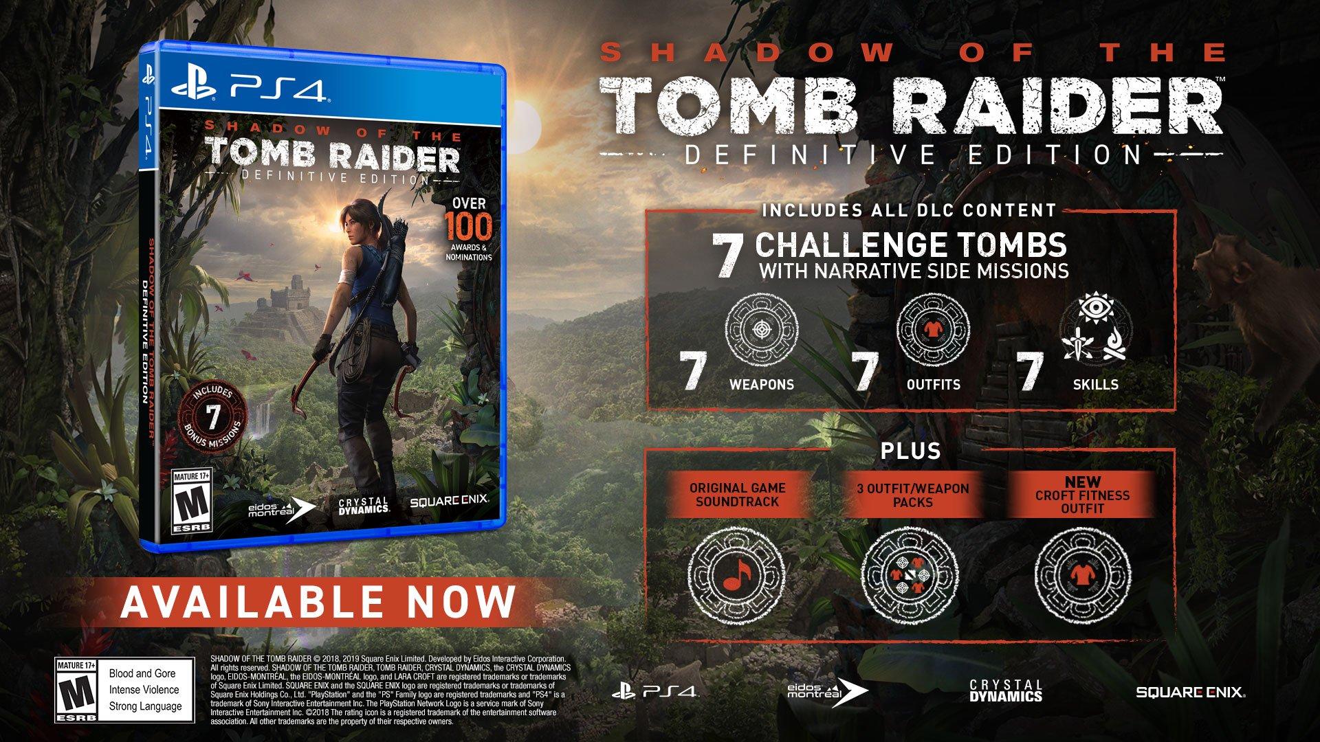 Shadow Of The Tomb Raider Definitive Edition Playstation 4 Gamestop