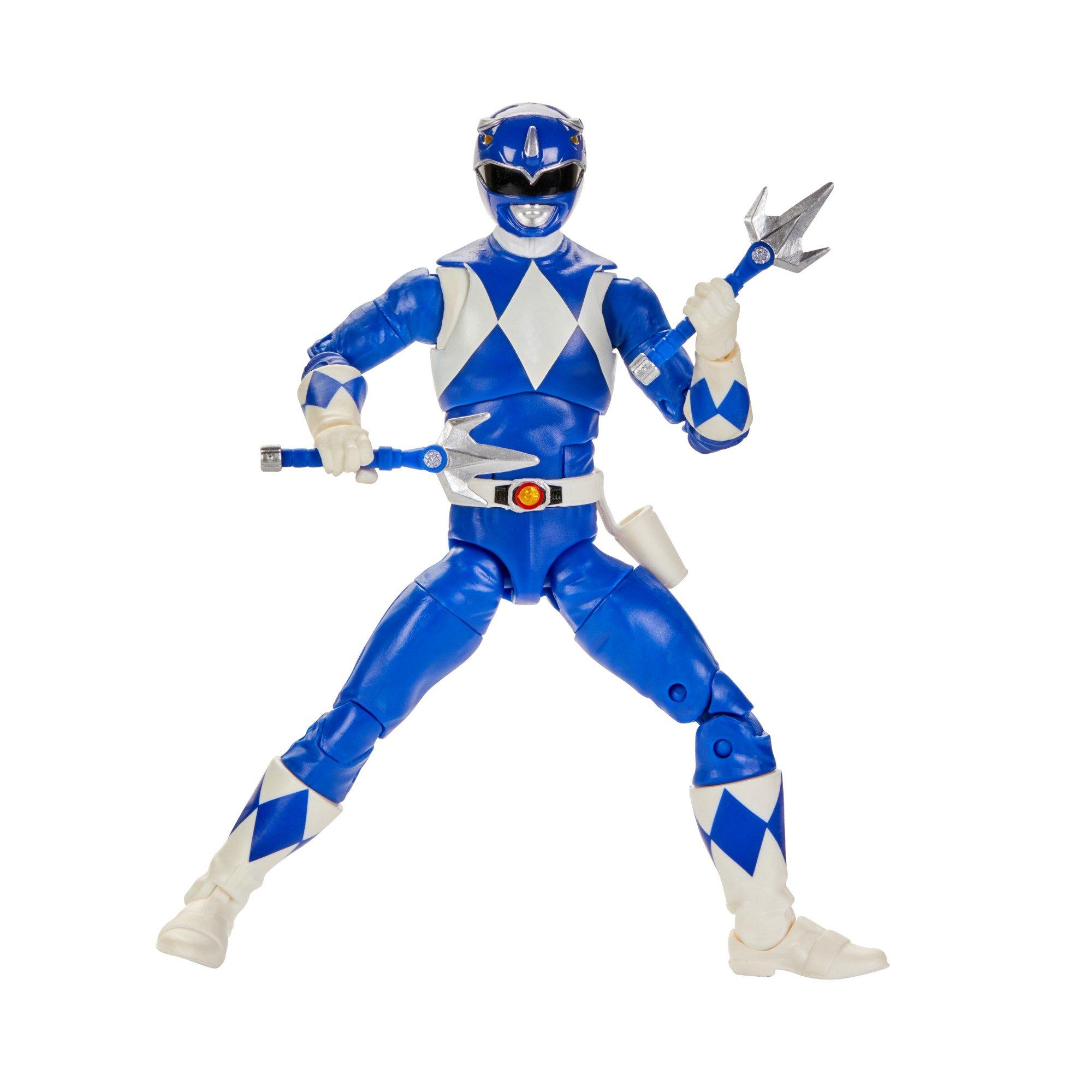 Hasbro Mighty Morphin Power Rangers Blue Ranger Lightning Collection 6 In Action Figure Gamestop