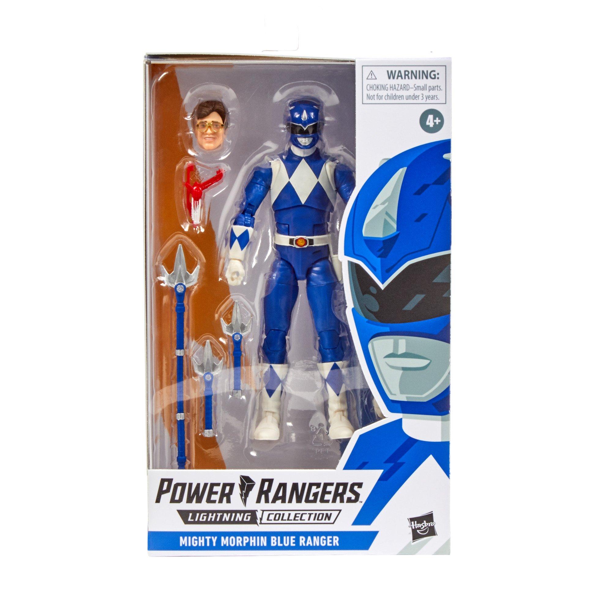 Hasbro Mighty Morphin Power Rangers Blue Ranger Lightning Collection 6-in Action Figure