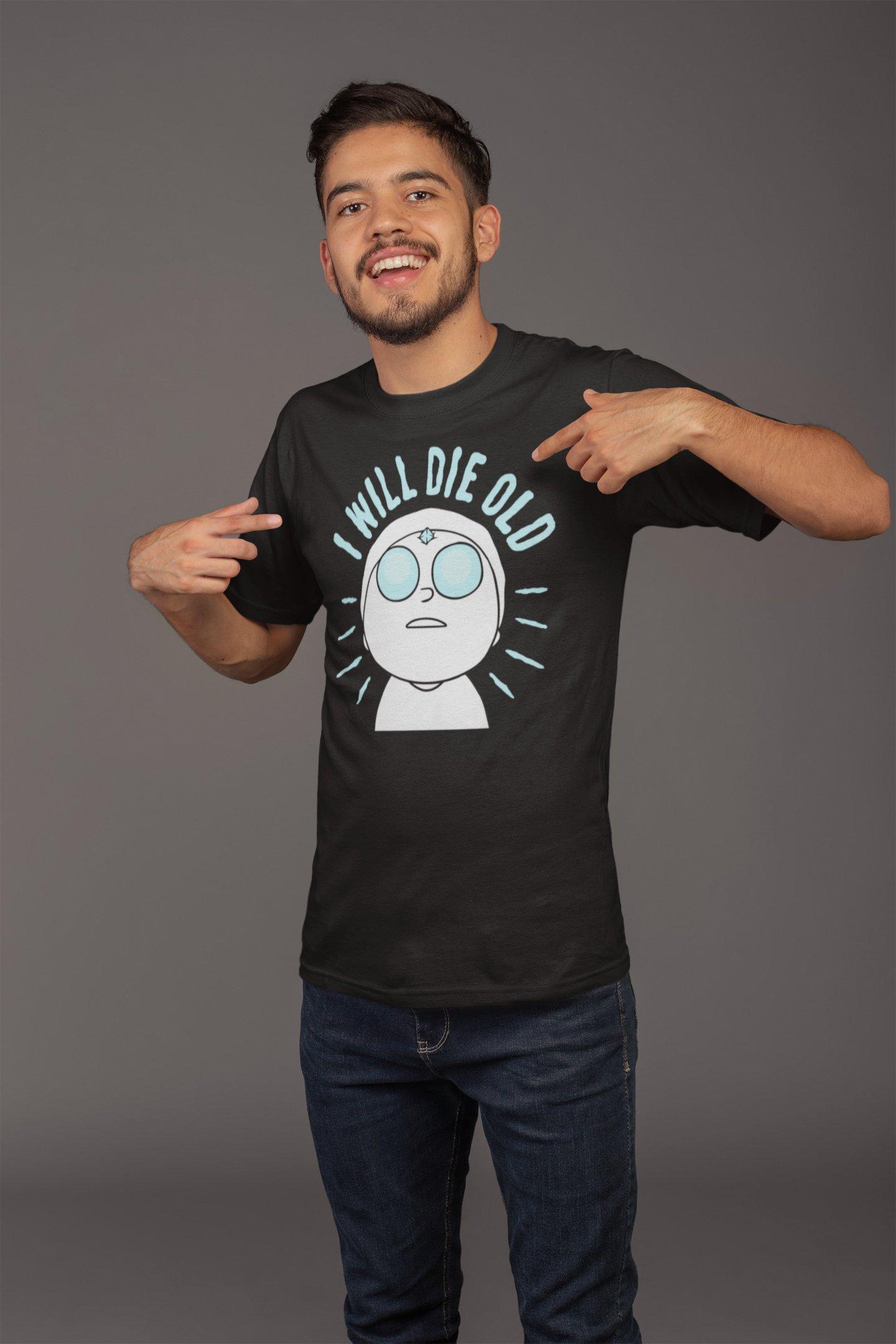 black rick and morty shirt