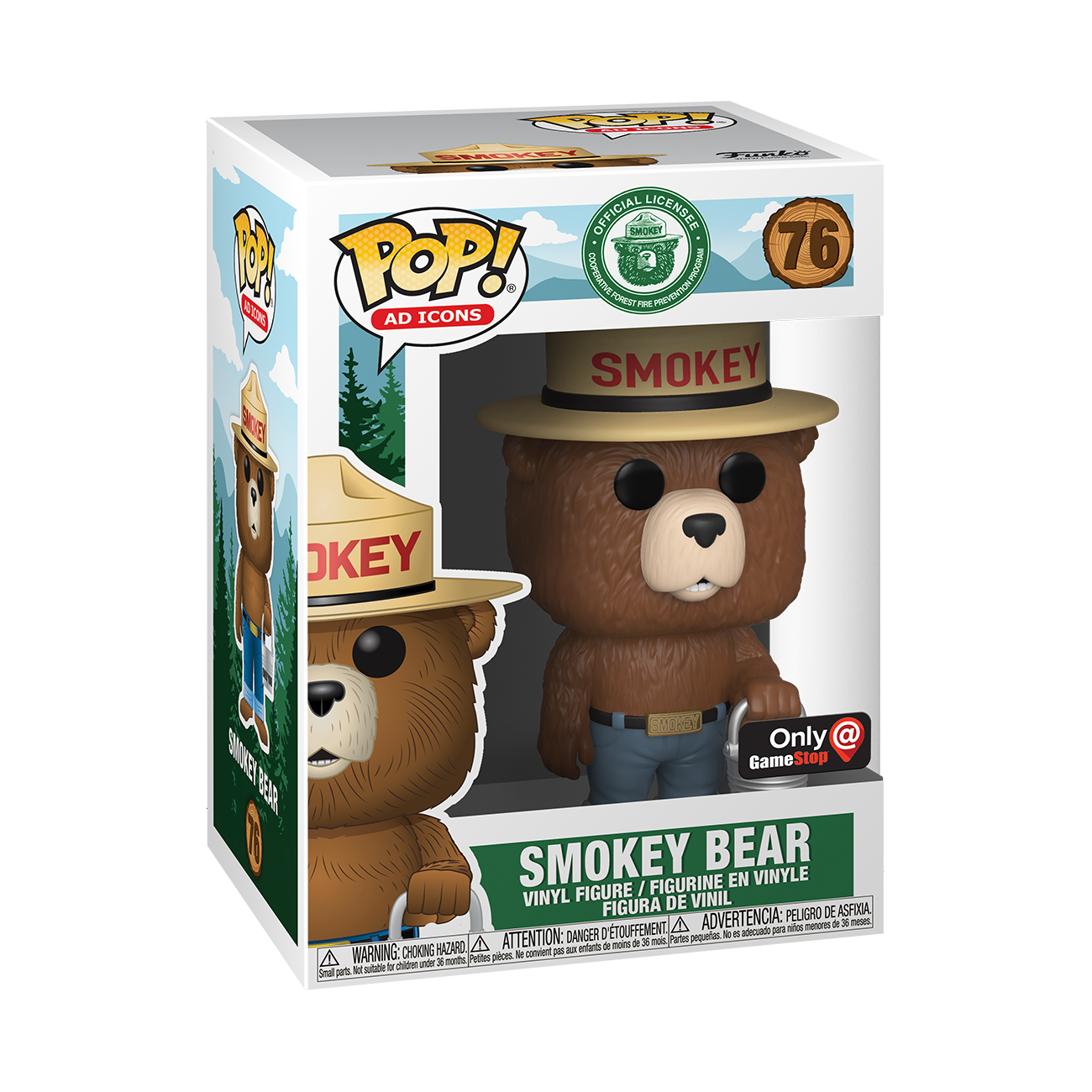 smokey bear pop figure